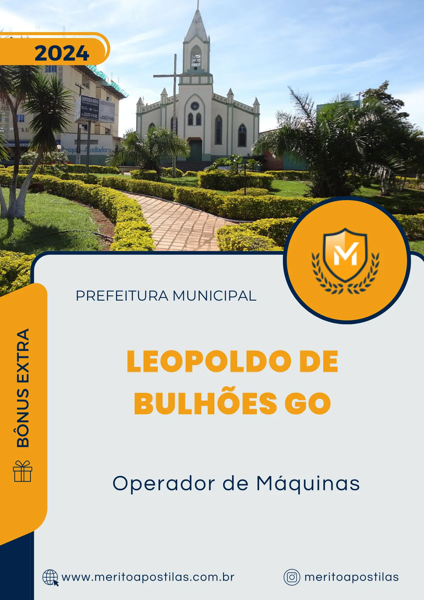 Apostila Operador de Máquinas Prefeitura de Leopoldo de Bulhões GO 2024