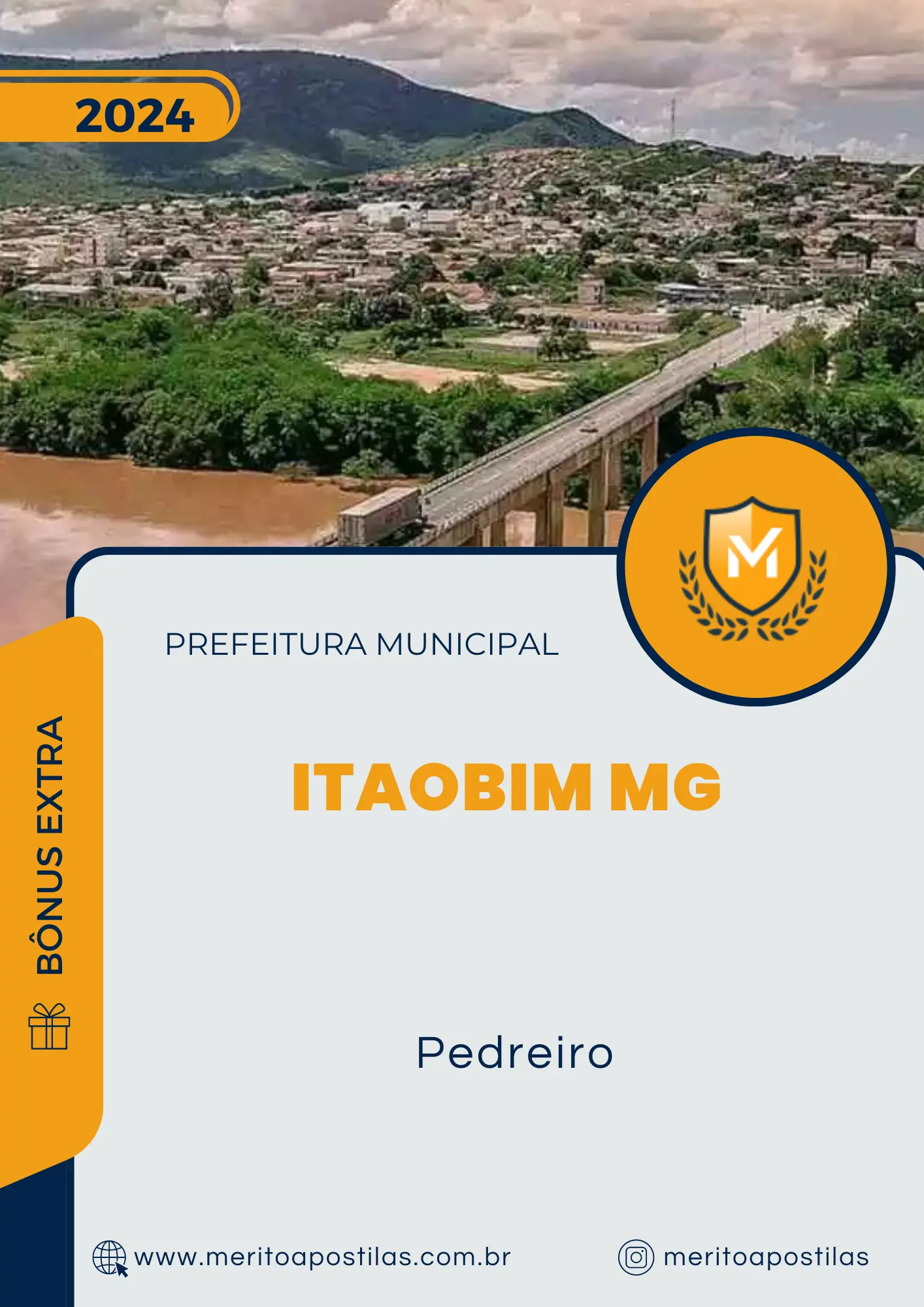 Apostila Pedreiro Prefeitura de Itaobim MG 2024