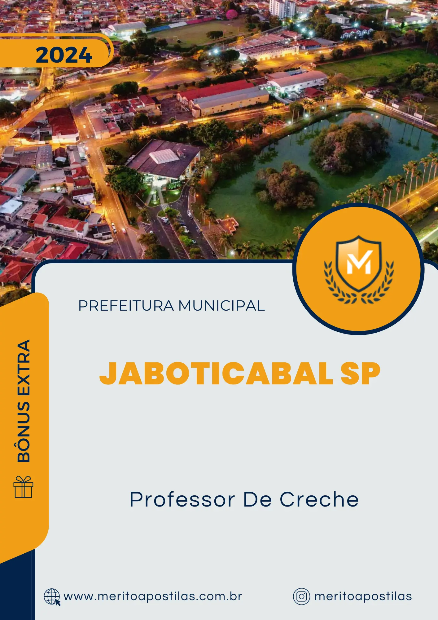 Apostila Professor De Creche Prefeitura de Jaboticabal SP 2024