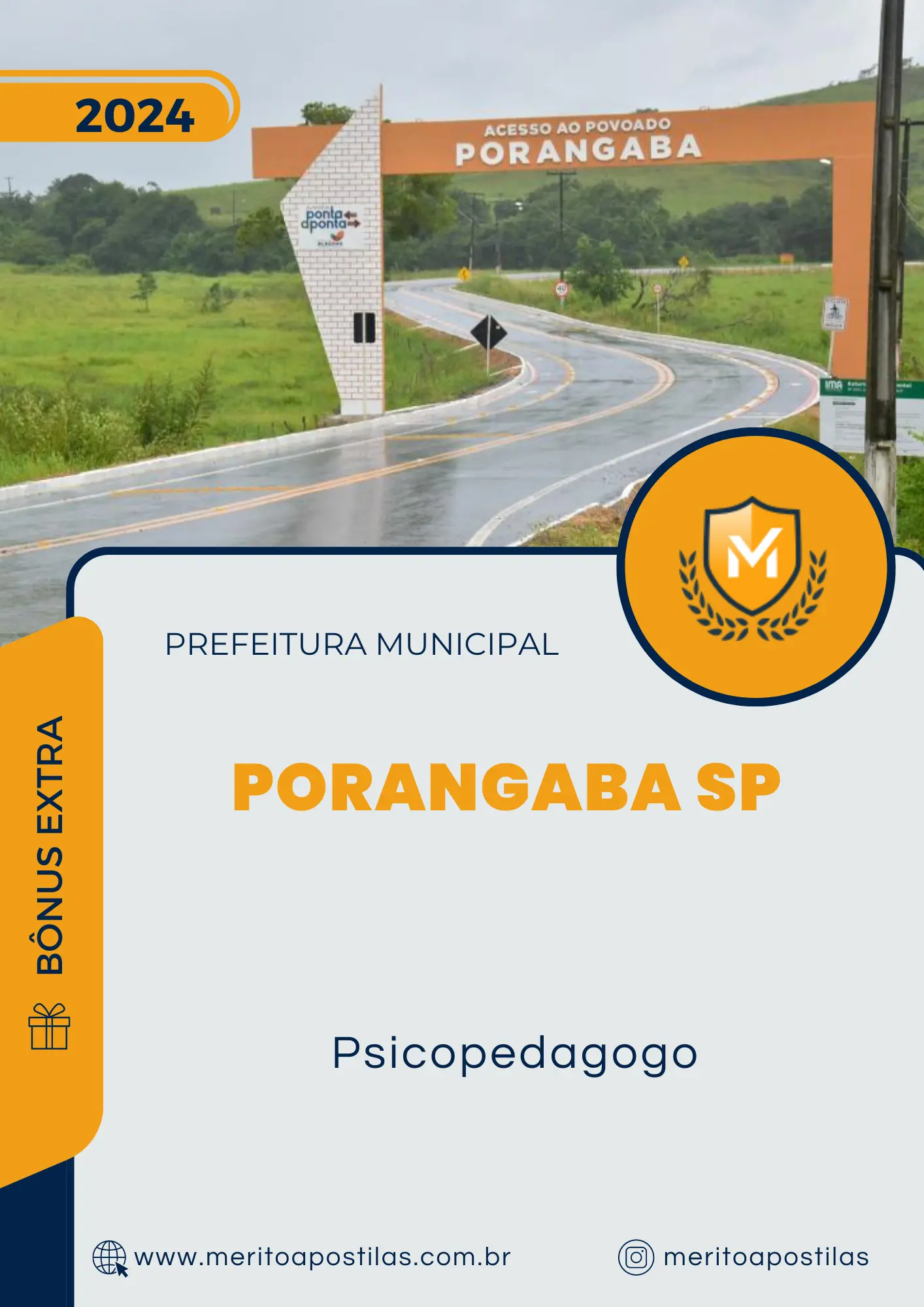 Apostila Psicopedagogo Prefeitura de Porangaba SP 2024