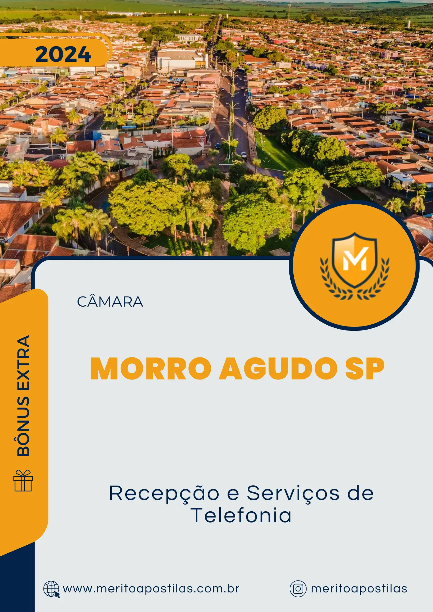 Apostila Recepção e Serviços de Telefonia Câmara de Morro Agudo SP 2024