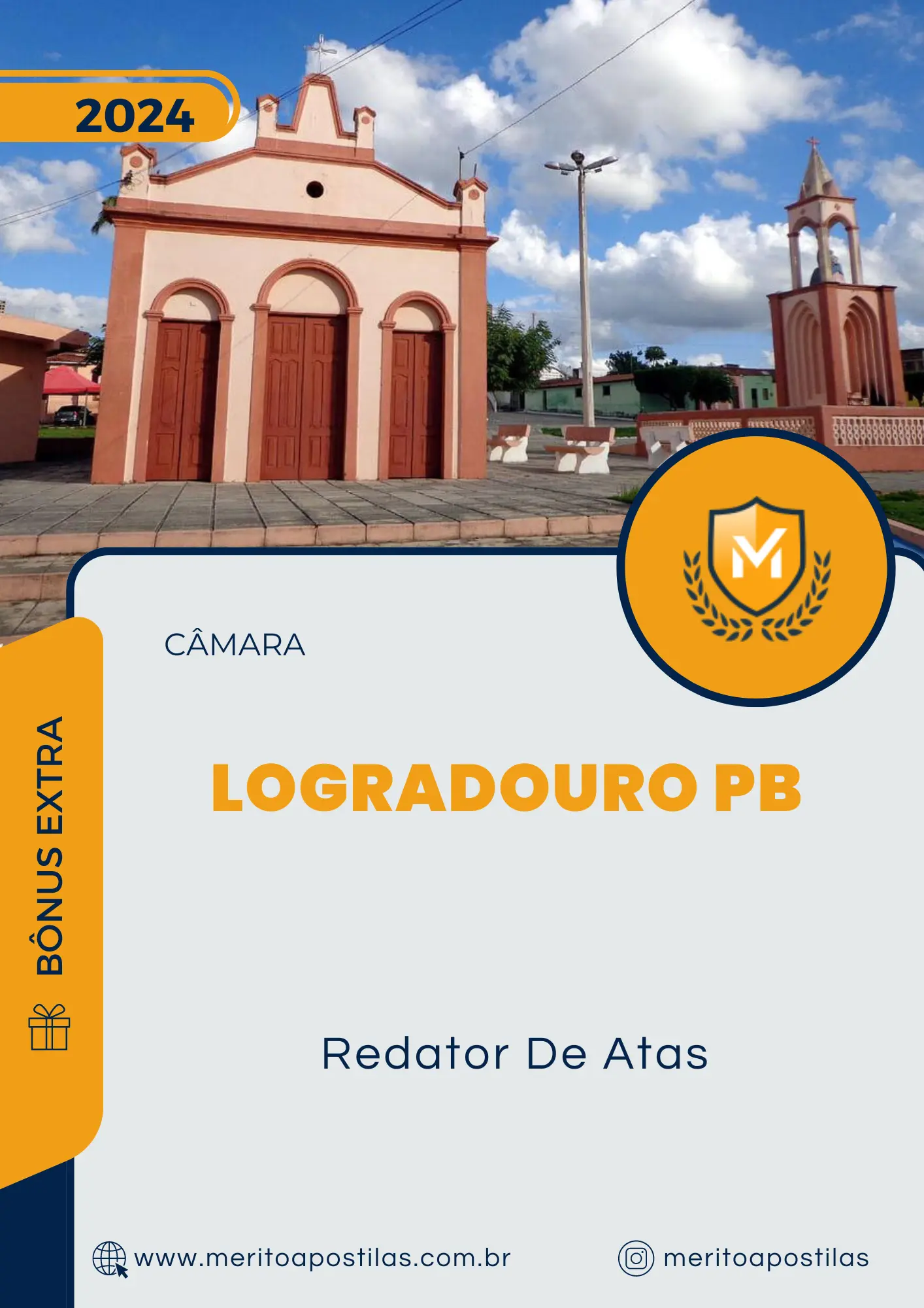 Apostila Redator De Atas Câmara de Logradouro PB 2024