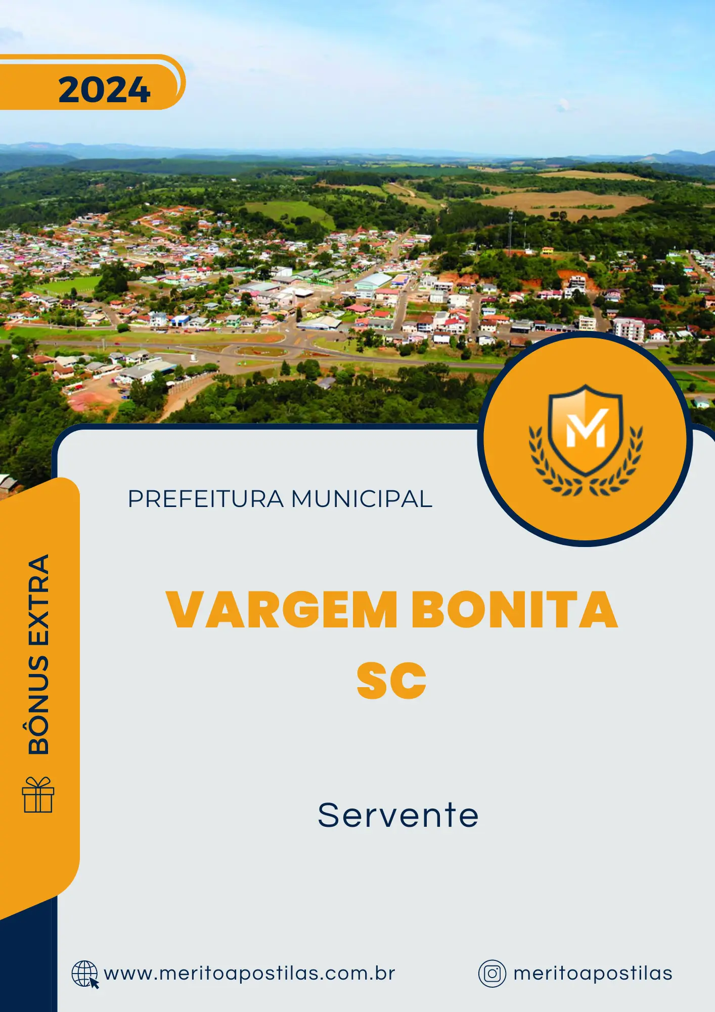 Apostila Servente Prefeitura de Vargem Bonita SC 2024