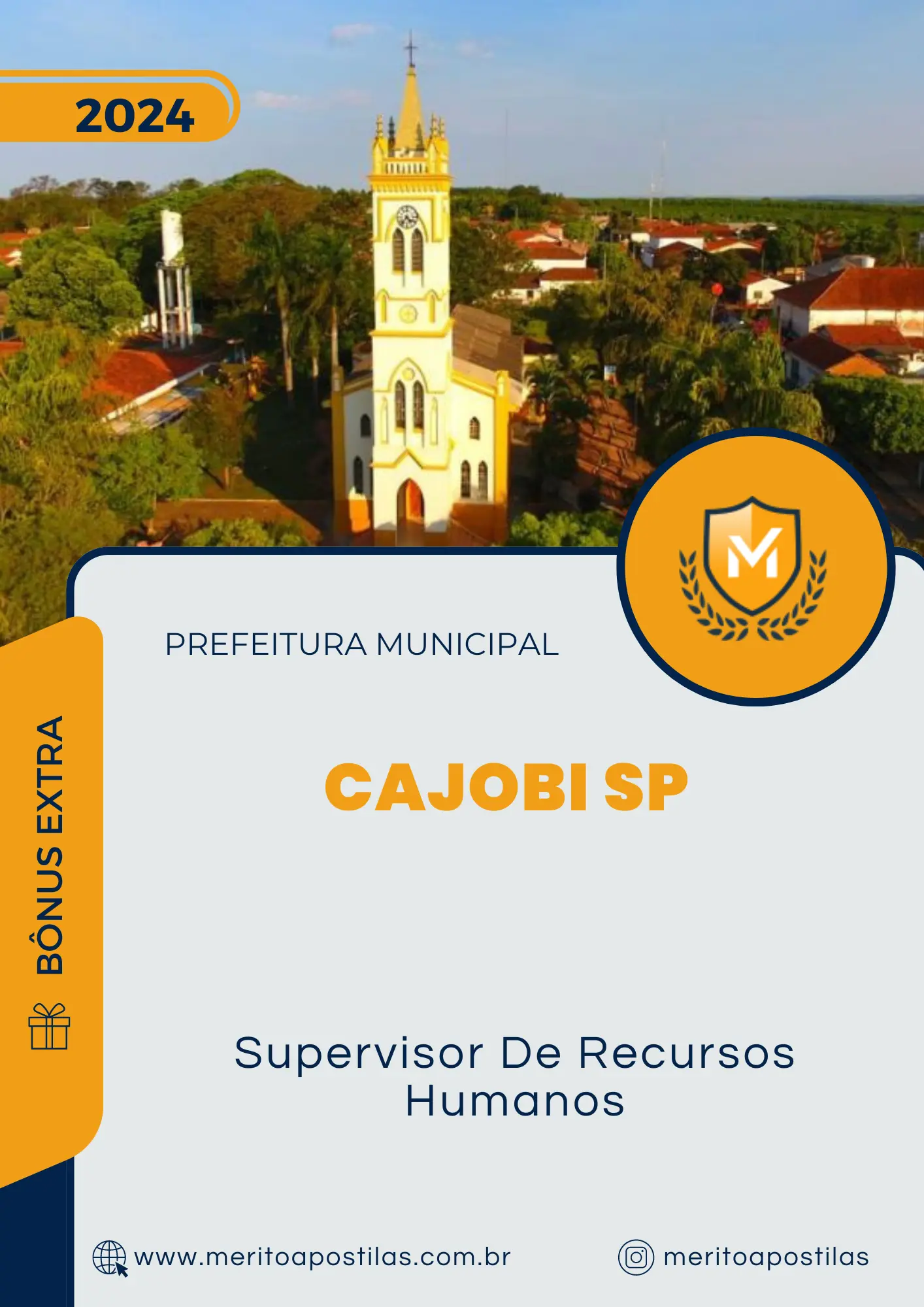 Apostila Supervisor De Recursos Humanos Prefeitura de Cajobi SP 2024