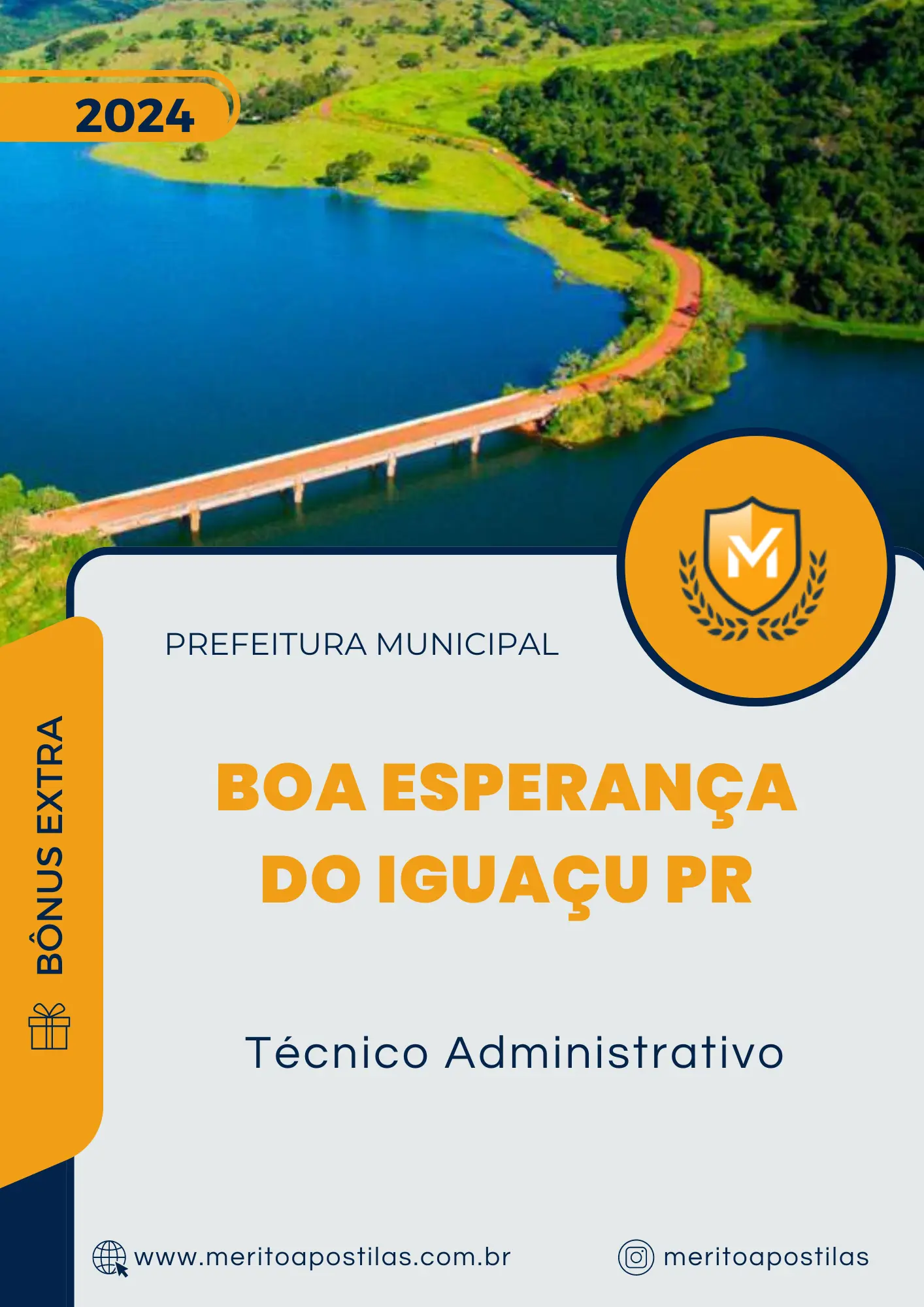 Apostila Técnico Administrativo Prefeitura de Boa Esperança do Iguaçu PR 2024