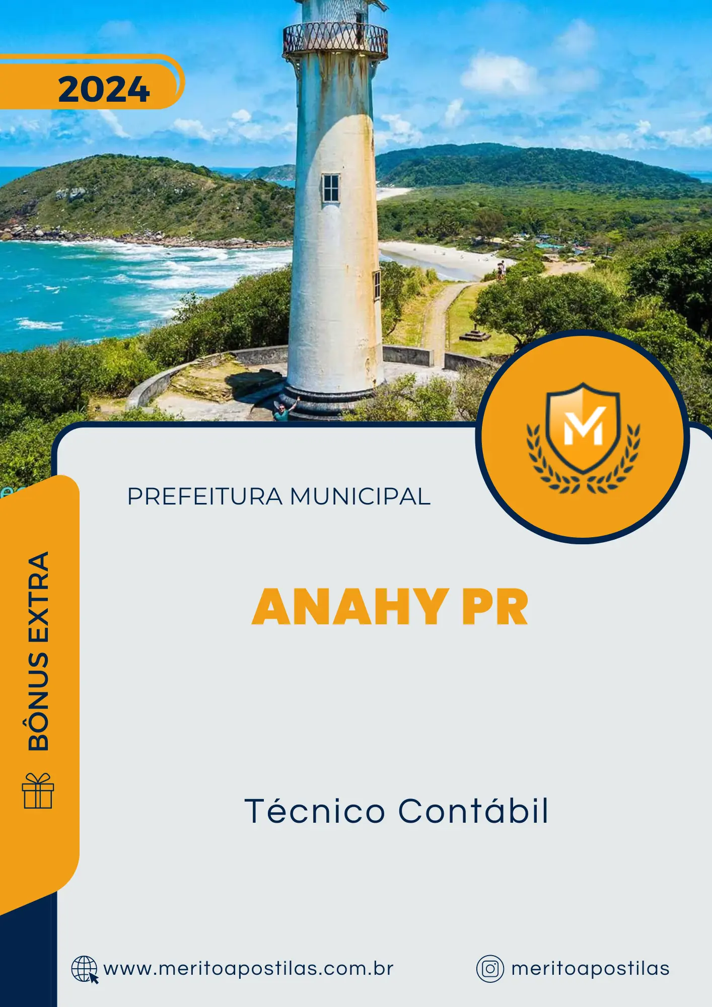 Apostila Técnico Contábil Prefeitura de Anahy PR 2024