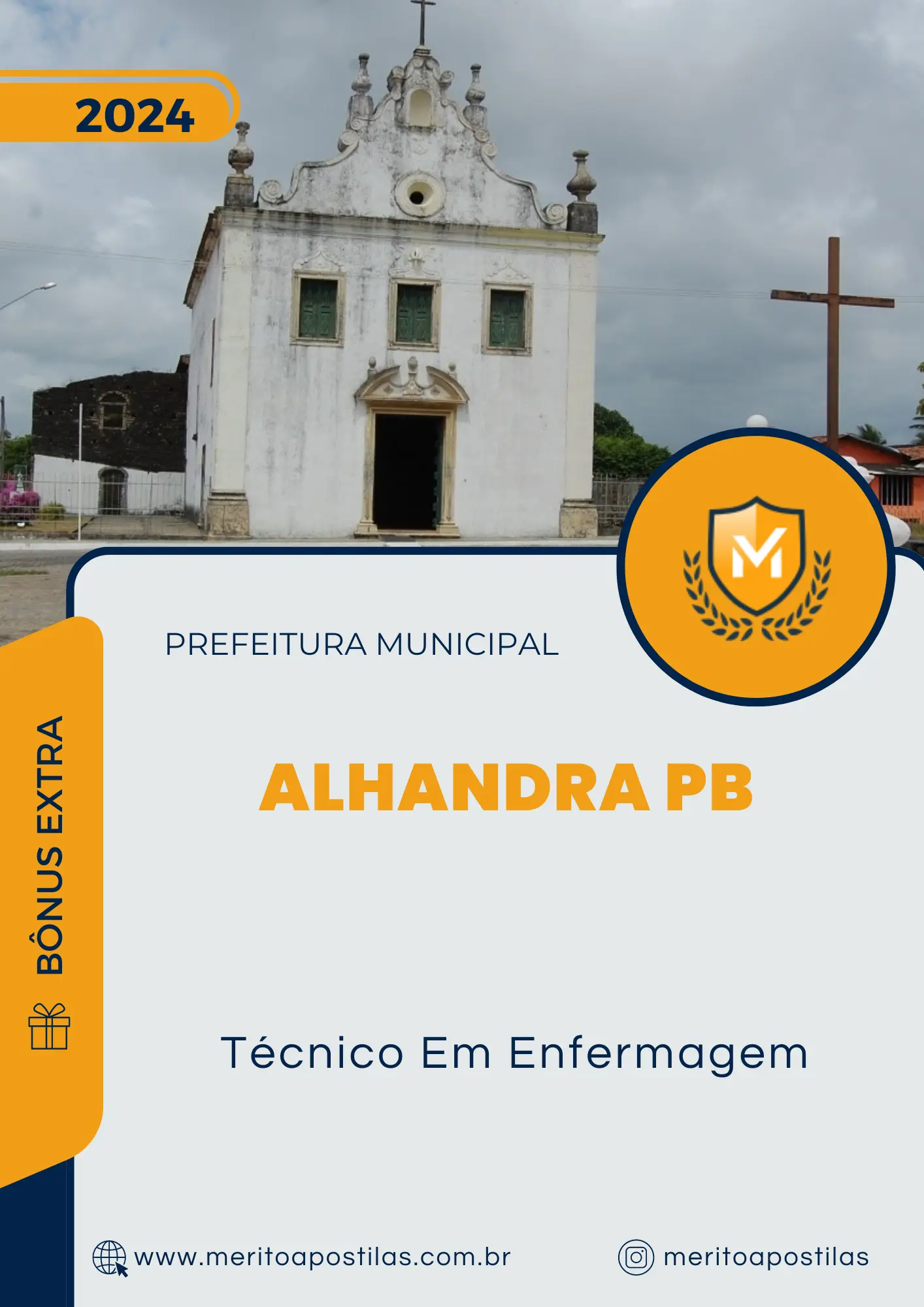 Apostila Técnico Em Enfermagem Prefeitura de Alhandra PB 2024