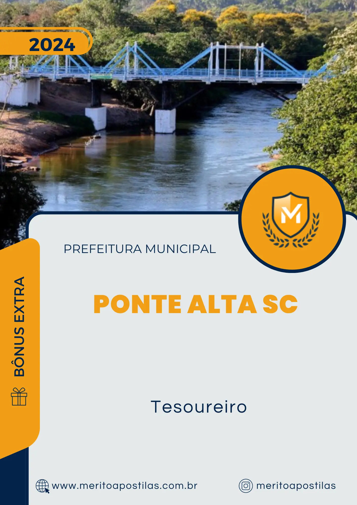 Apostila Tesoureiro Prefeitura de Ponte Alta SC 2024