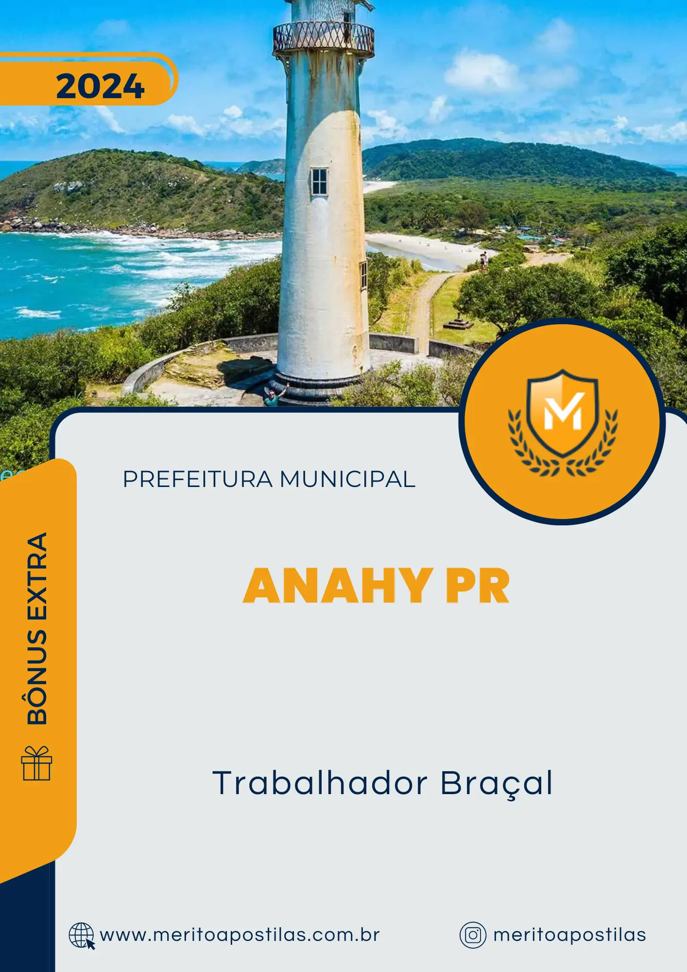 Apostila Trabalhador Braçal Prefeitura de Anahy PR 2024