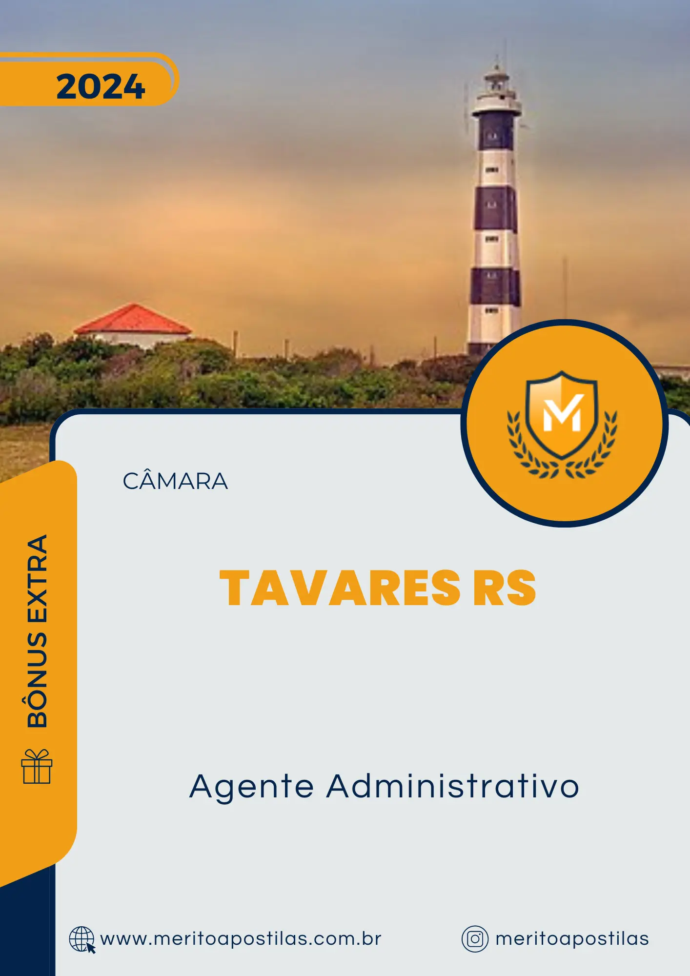 Apostila Agente Administrativo Câmara de Tavares RS 2024