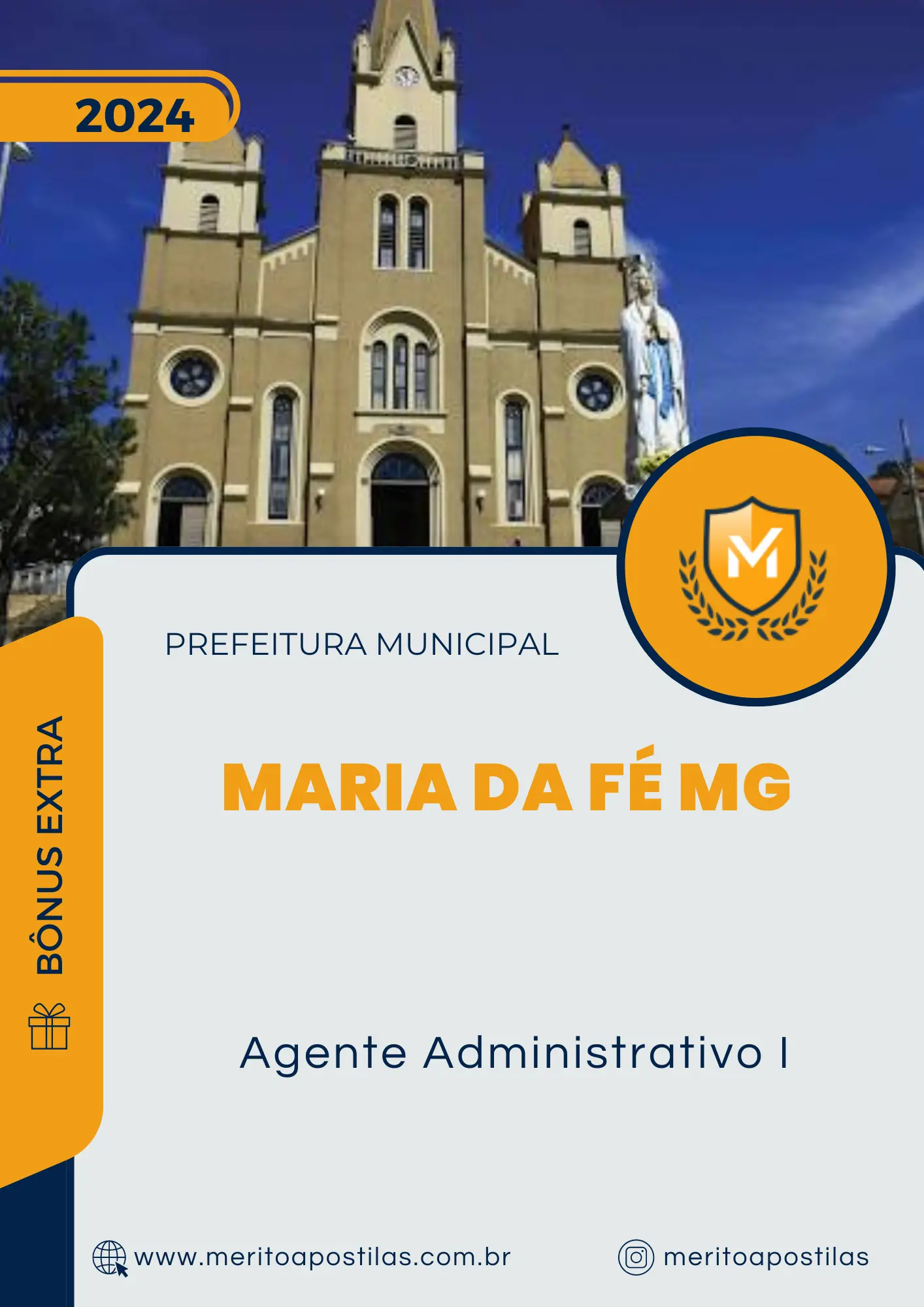 Apostila Agente Administrativo I Prefeitura de Maria da Fé MG 2024