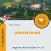 Apostila Agente Administrativo III Prefeitura Argirita MG 2024