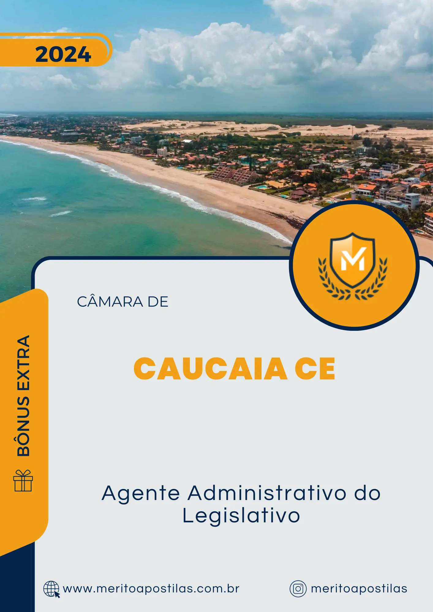 Apostila Agente Administrativo do Legislativo Câmara de Caucaia CE 2024