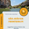 Apostila Agente Comunitário De Saúde Prefeitura de São João da Fronteira PI 2024