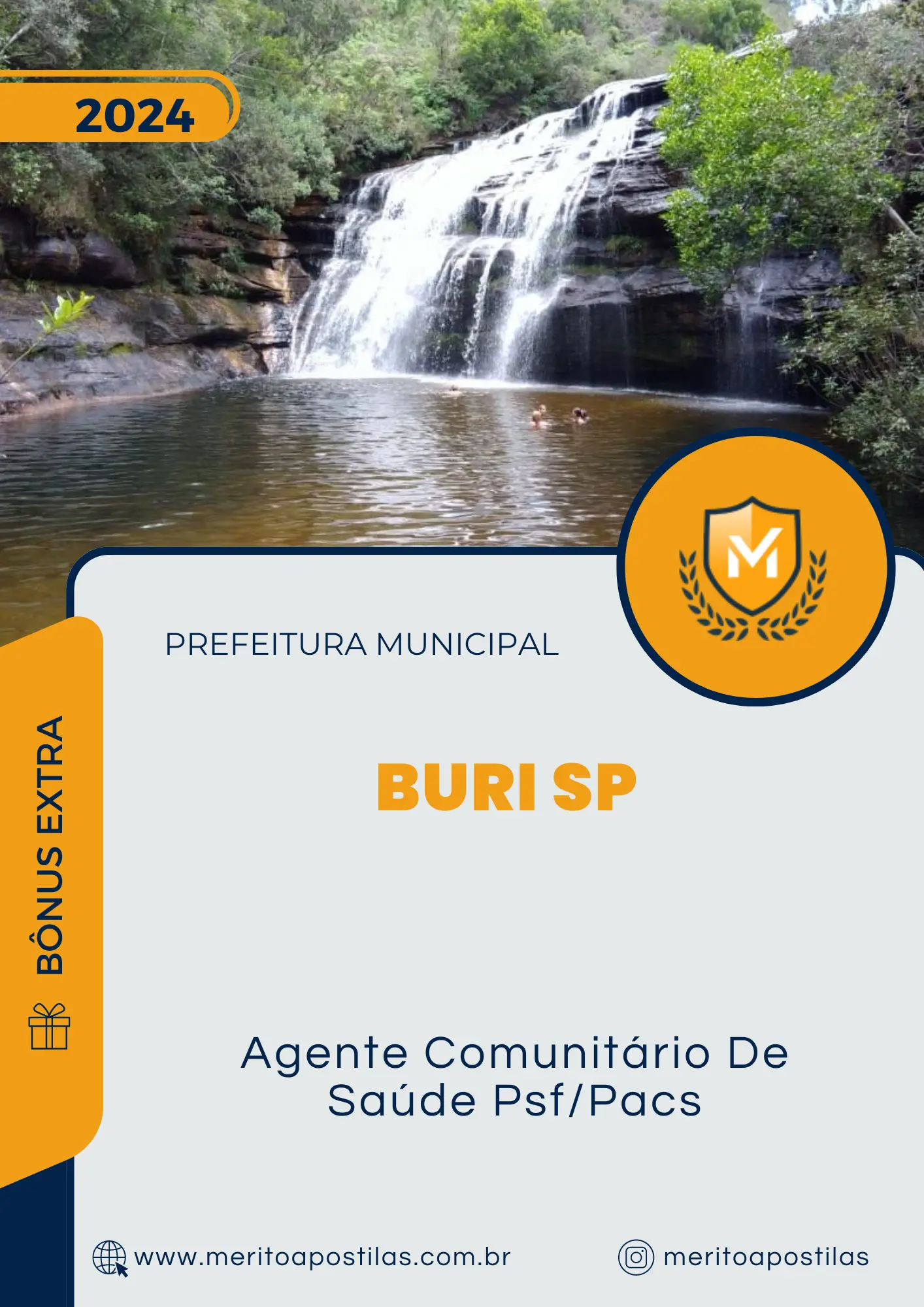 Apostila Agente Comunitário De Saúde Psf/Pacs Prefeitura de Buri SP 2024