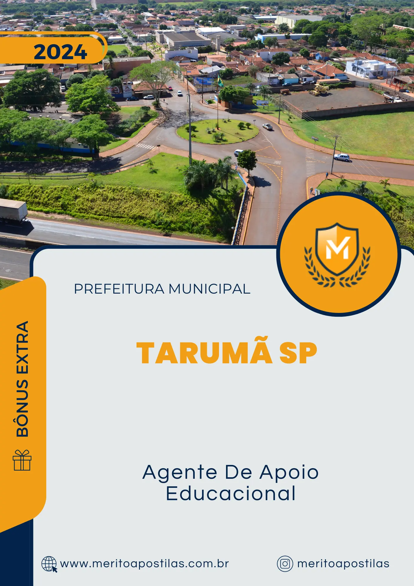 Apostila Agente De Apoio Educacional Prefeitura de Tarumã SP 2024