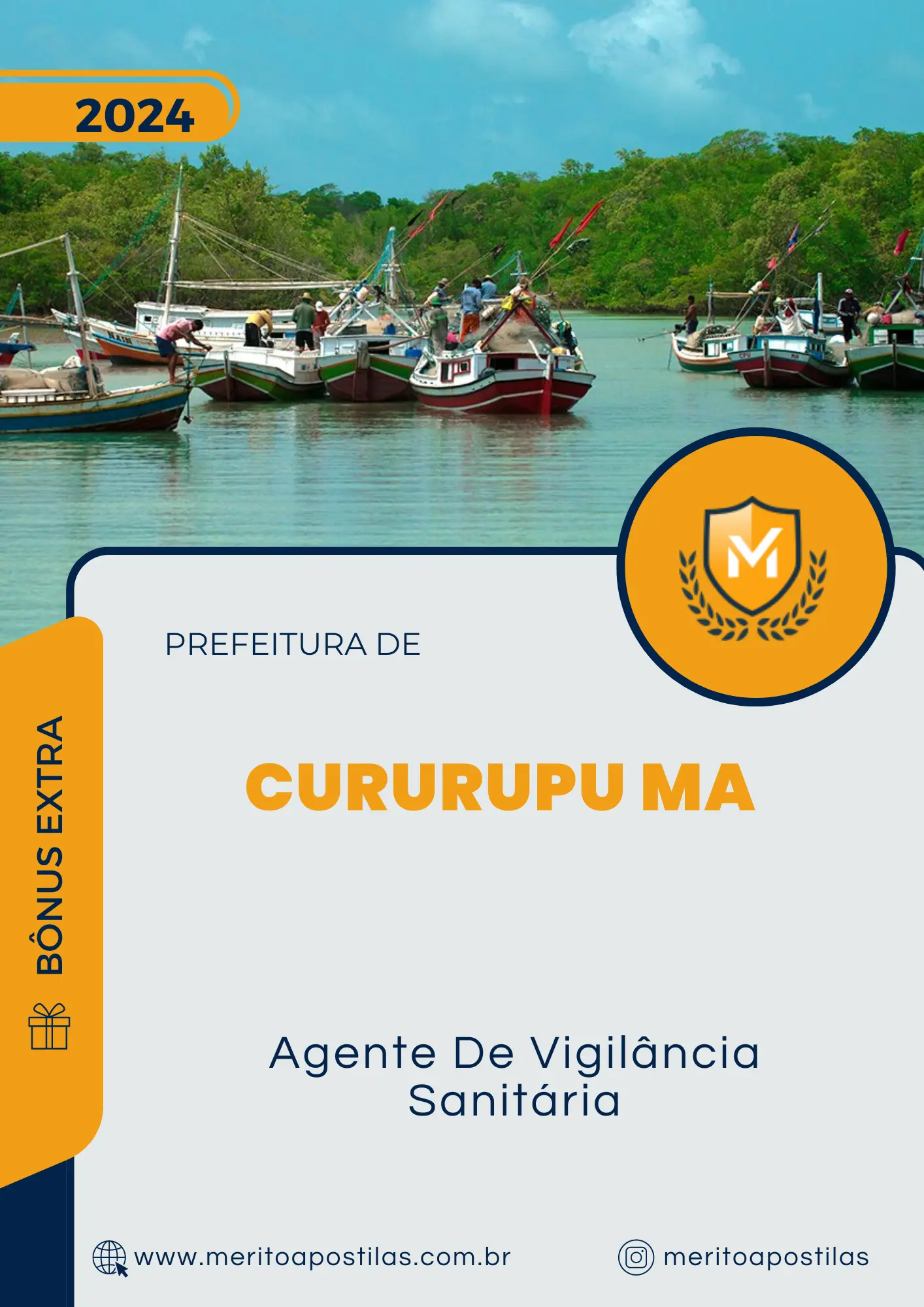 Apostila Agente De Vigilância Sanitária Prefeitura de Cururupu MA 2024