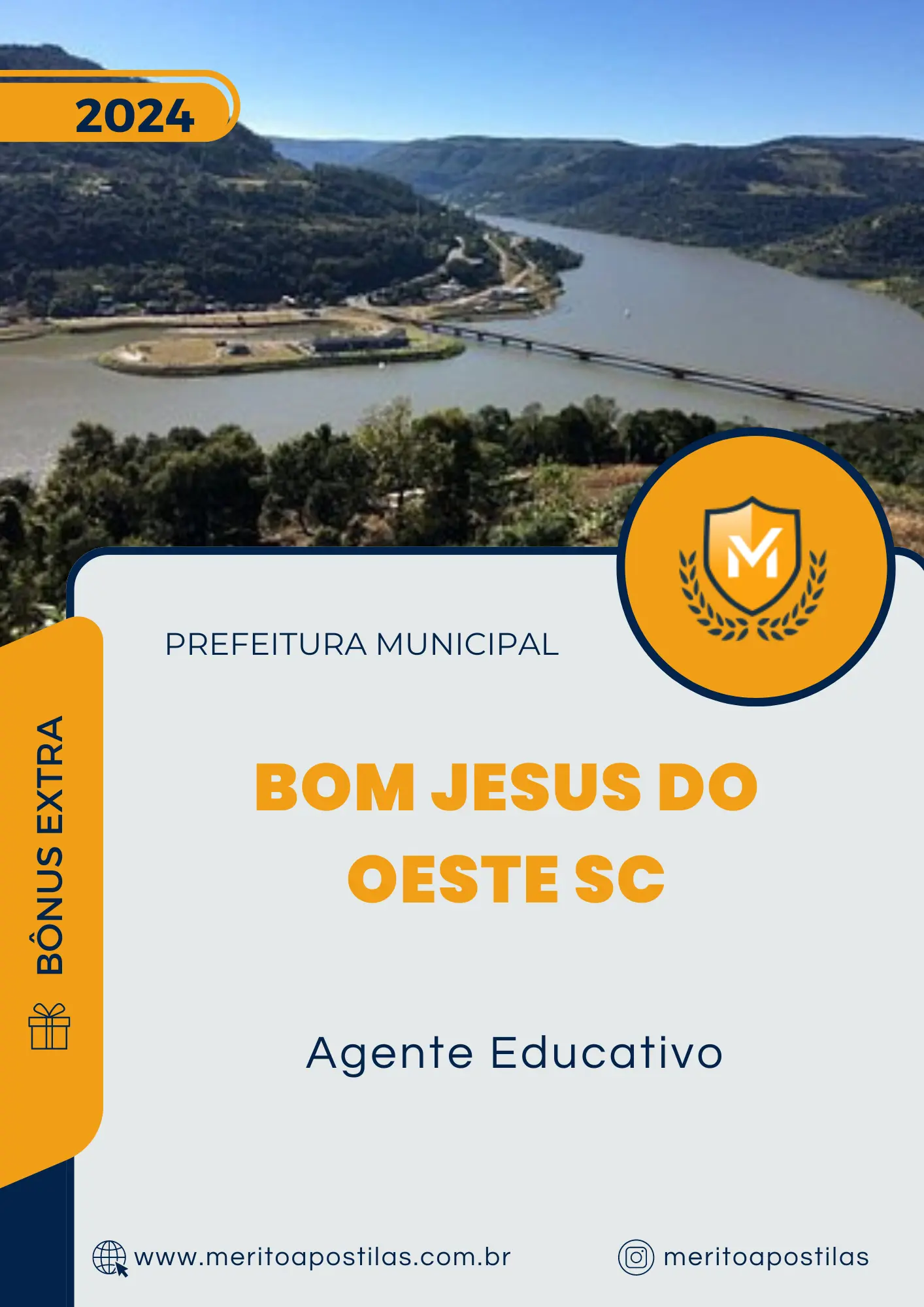 Apostila Agente Educativo Prefeitura de Bom Jesus do Oeste SC 2024