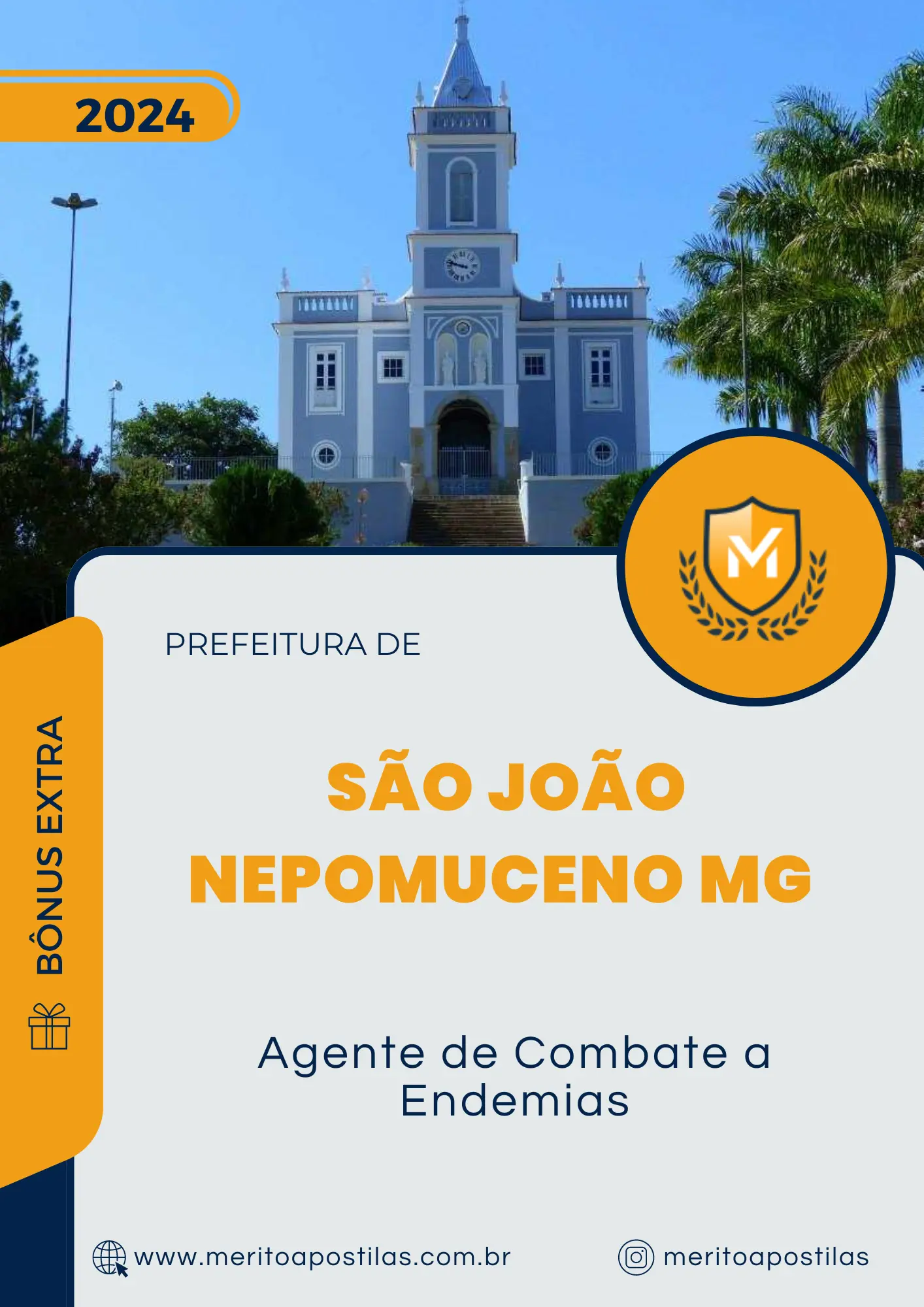 Apostila Agente de Combate a Endemias Prefeitura São João Nepomuceno MG 2024