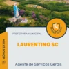 Apostila Agente de Serviços Gerais Prefeitura de Laurentino SC 2024
