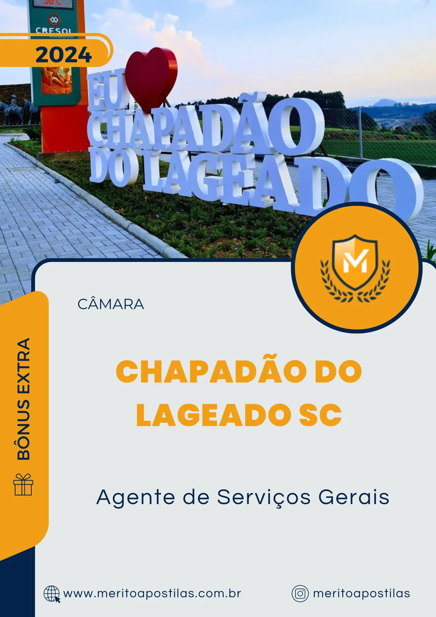Apostila Agente de Serviços Gerais Câmara de Chapadão do Lageado SC 2024