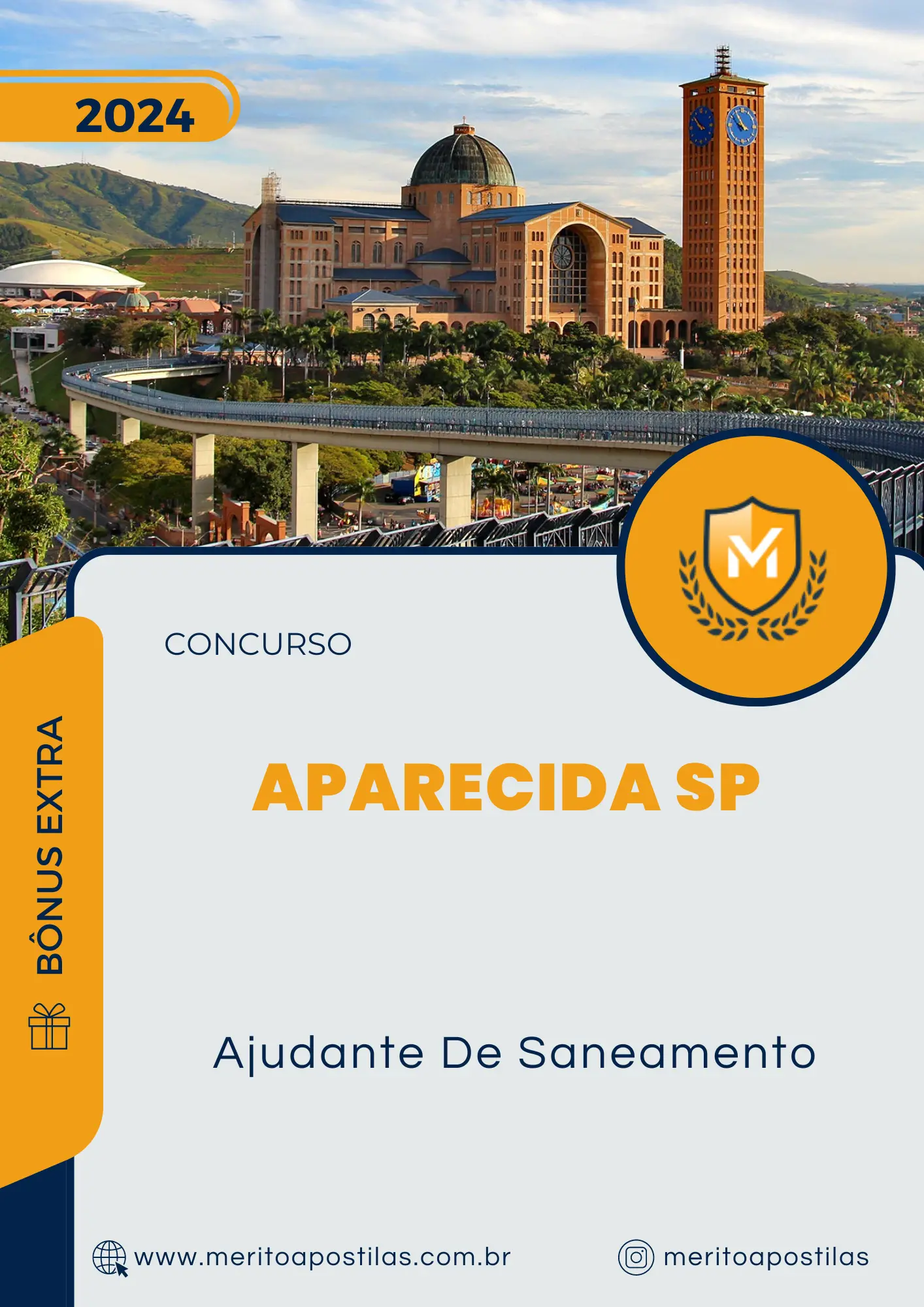 Apostila Ajudante De Saneamento Concurso SAAE de Aparecida SP 2024