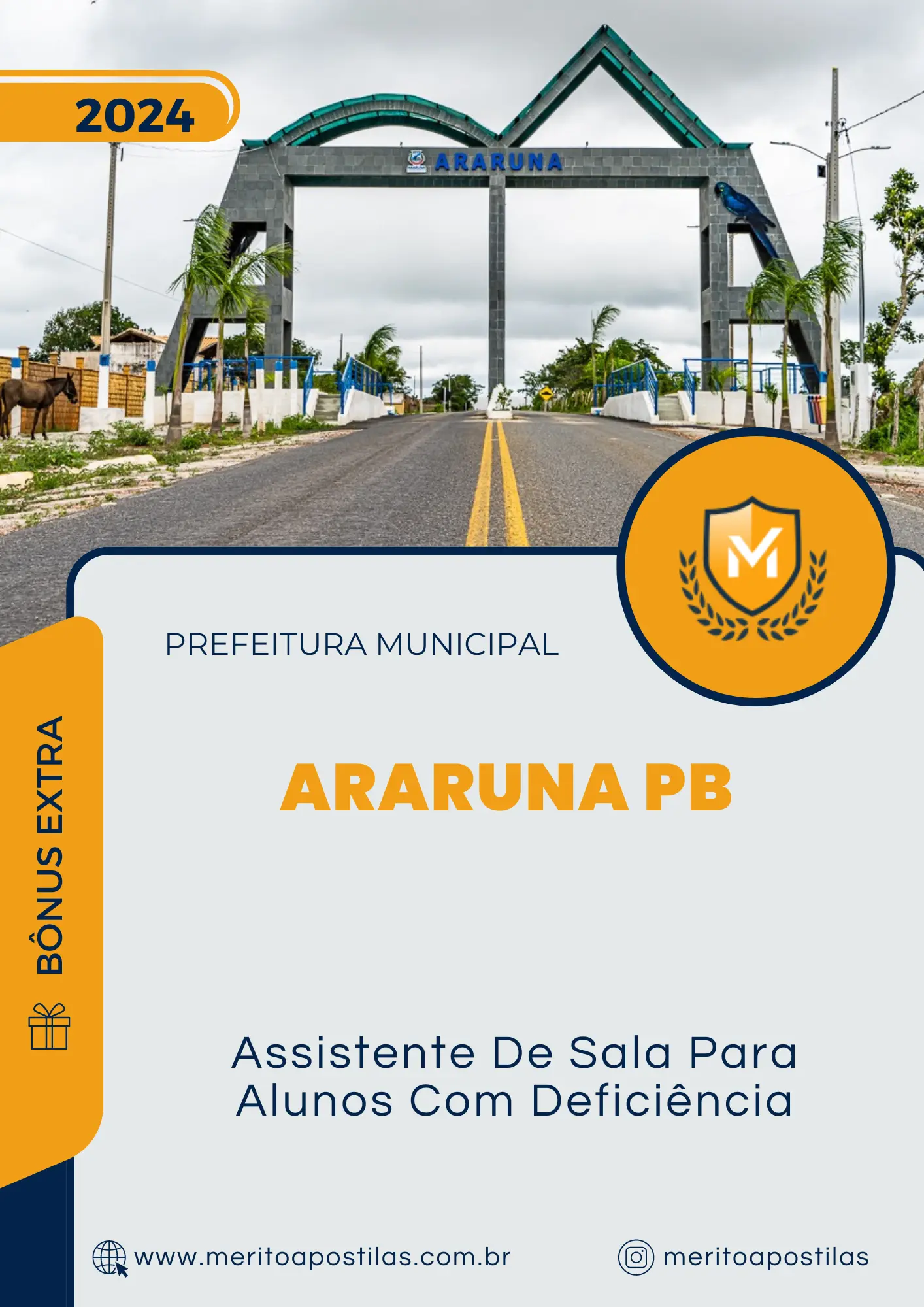 Apostila Assistente De Sala Para Alunos Com Deficiência Prefeitura de Araruna PB 2024