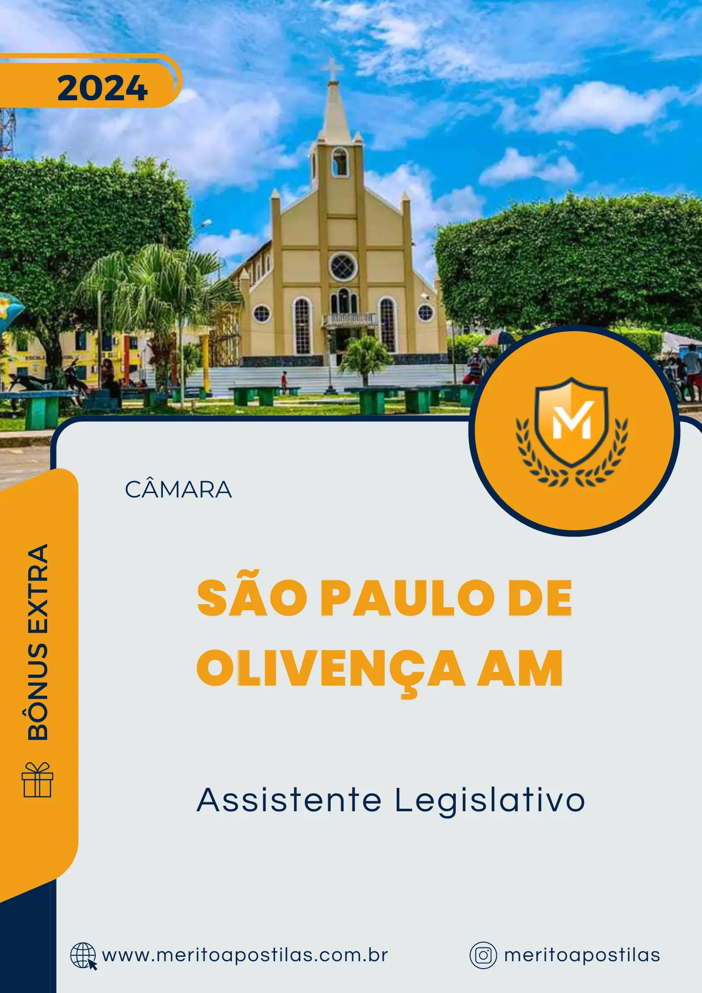 Apostila Assistente Legislativo Câmara de São Paulo de Olivença AM 2024