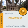 Apostila Assistente Técnico Contábil Prefeitura de Palmital SP 2024