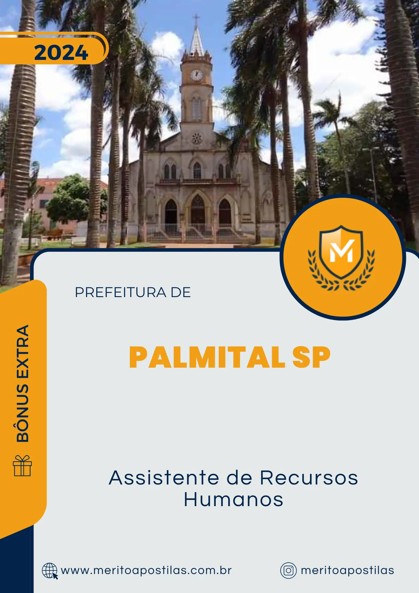 Apostila Assistente de Recursos Humanos Prefeitura de Palmital SP 2024