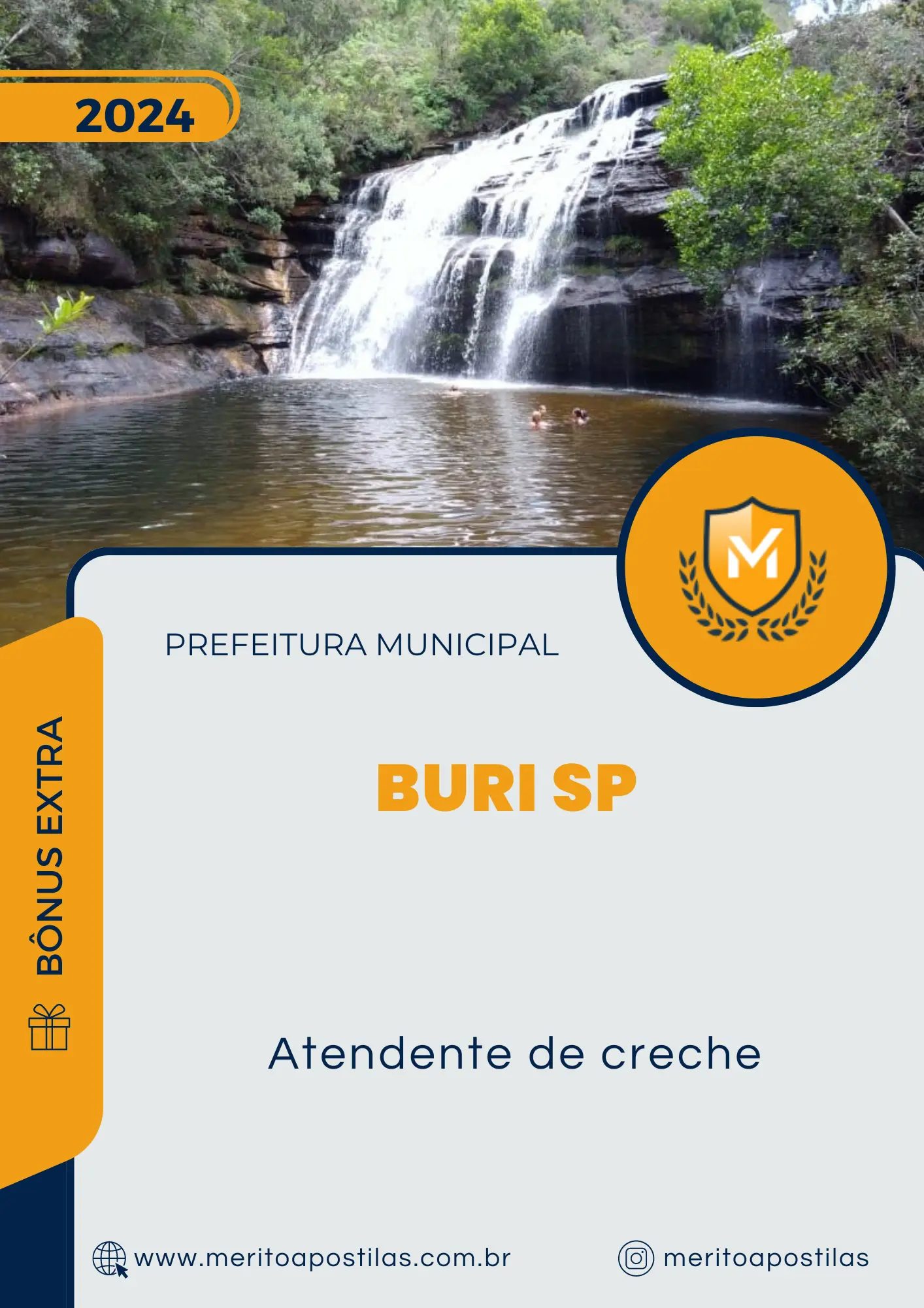 Apostila Atendente de Creche Prefeitura de Buri SP 2024