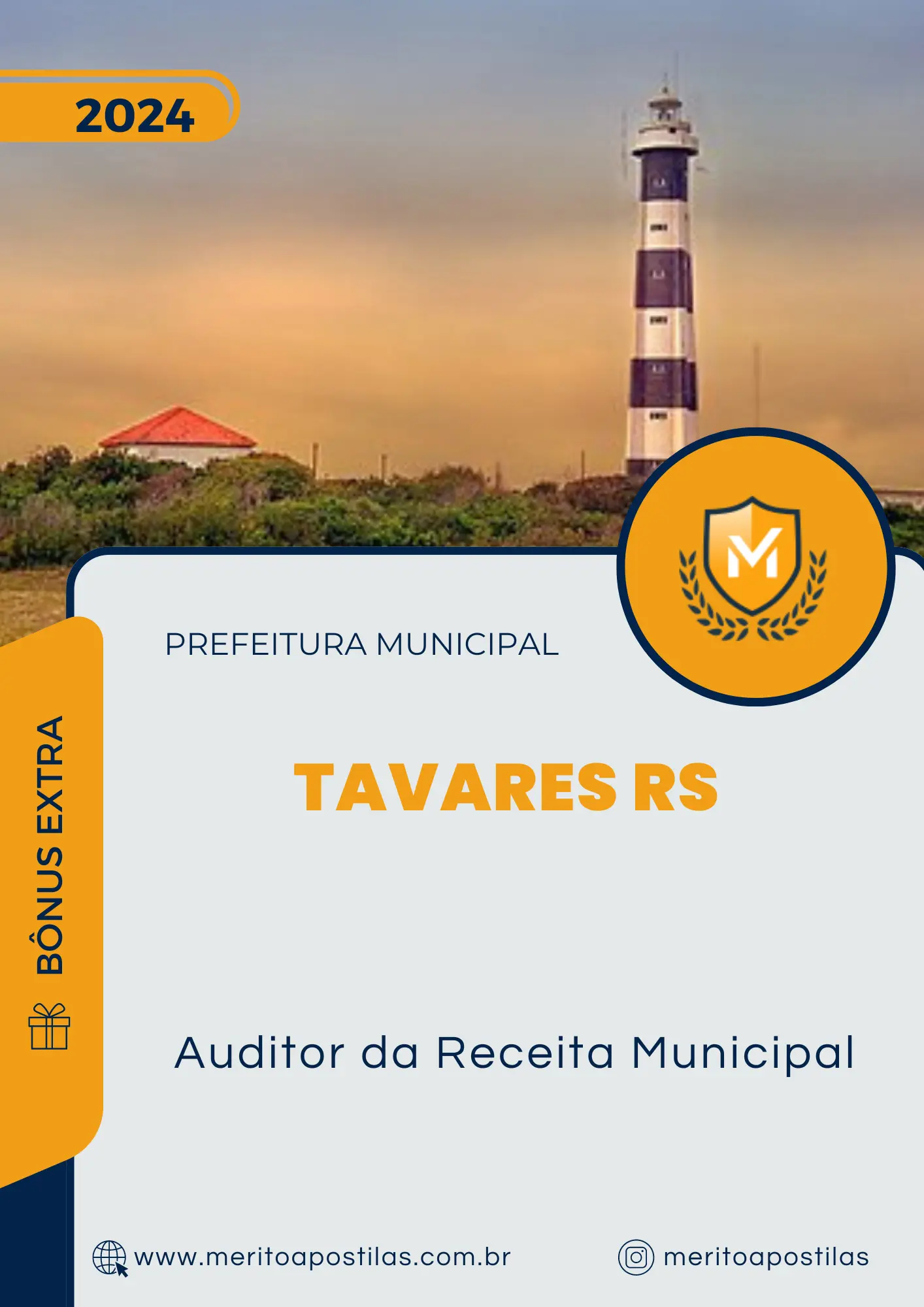 Apostila Auditor da Receita Municipal Prefeitura de Tavares RS 2024