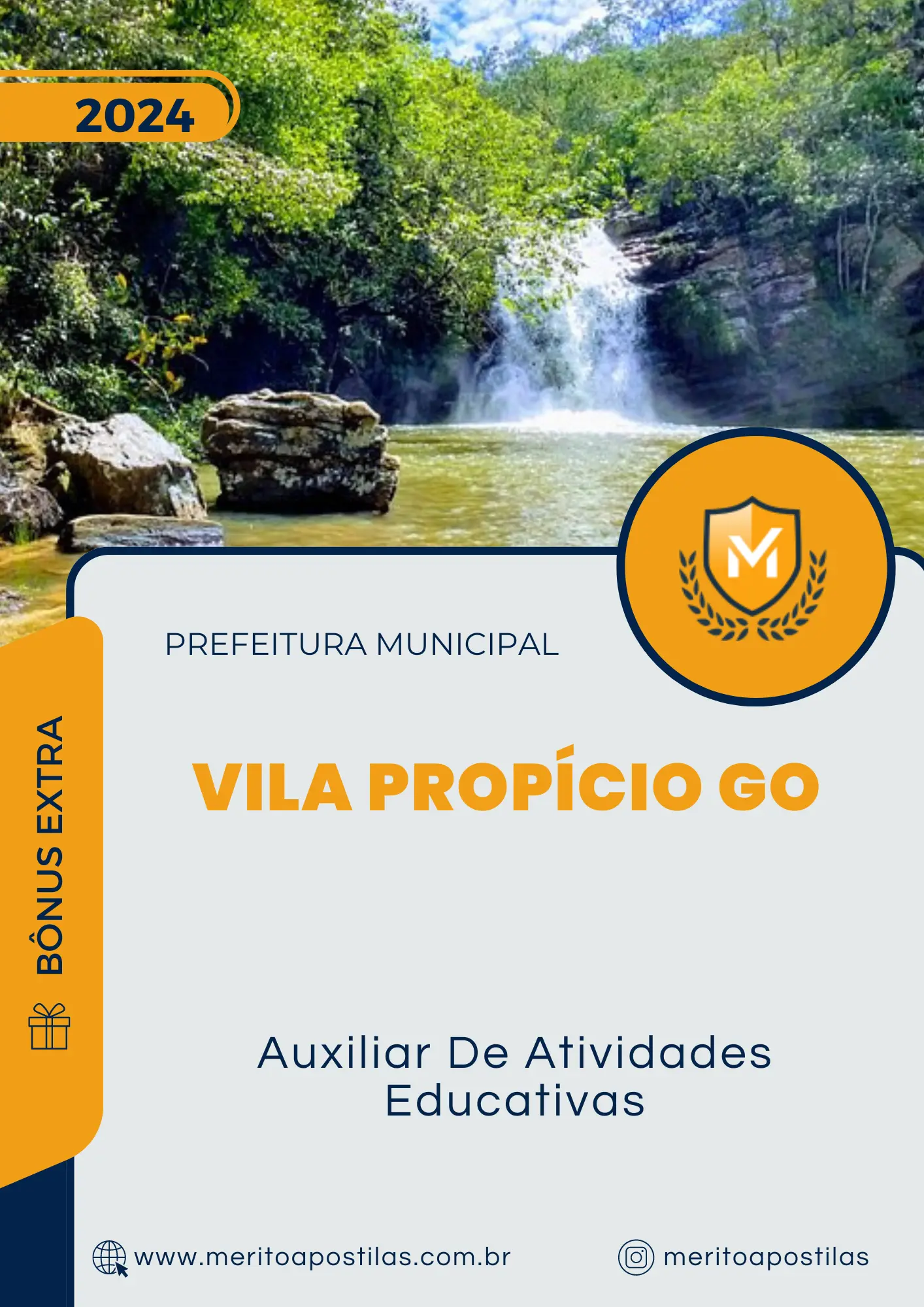 Apostila Auxiliar De Atividades Educativas Prefeitura de Vila Propício GO 2024