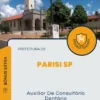 Apostila Auxiliar De Consultório Dentário Prefeitura de Parisi SP 2024