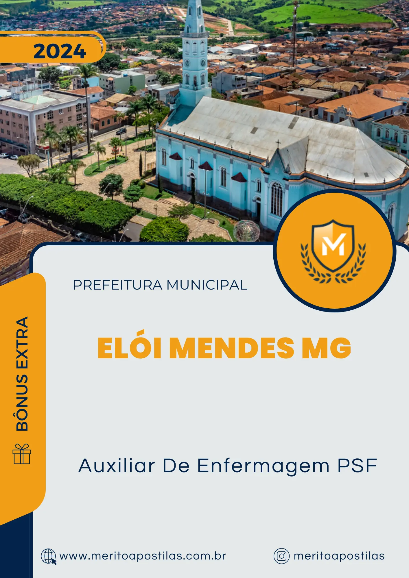 Apostila Auxiliar De Enfermagem PSF Prefeitura de Elói Mendes MG 2024
