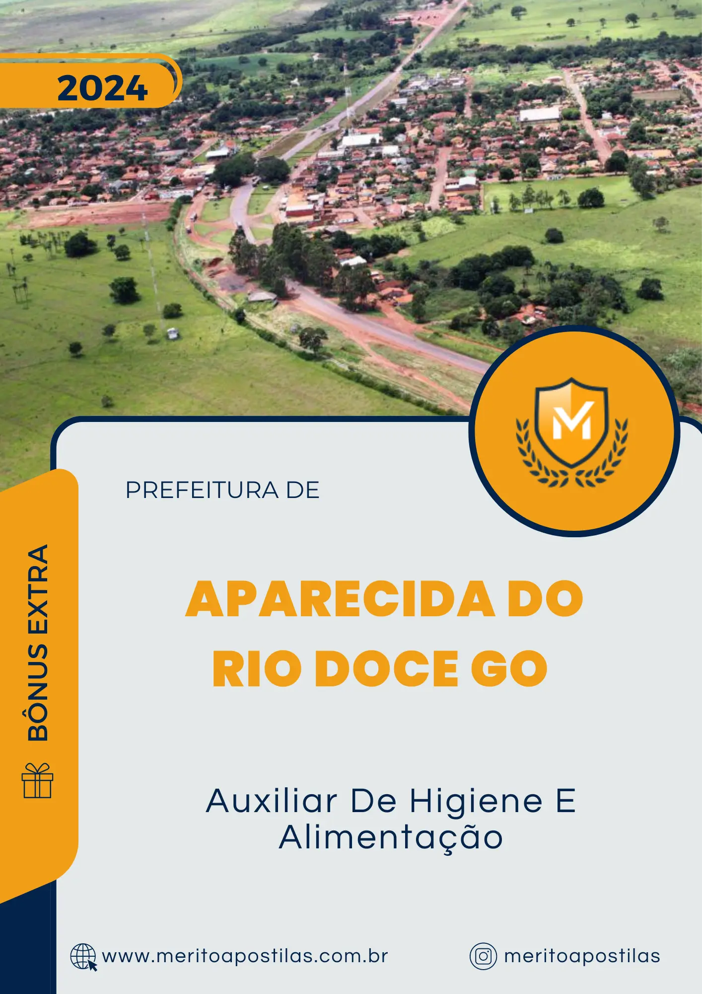 Apostila Auxiliar De Higiene E Alimentação Prefeitura de Aparecida do Rio Doce GO 2024