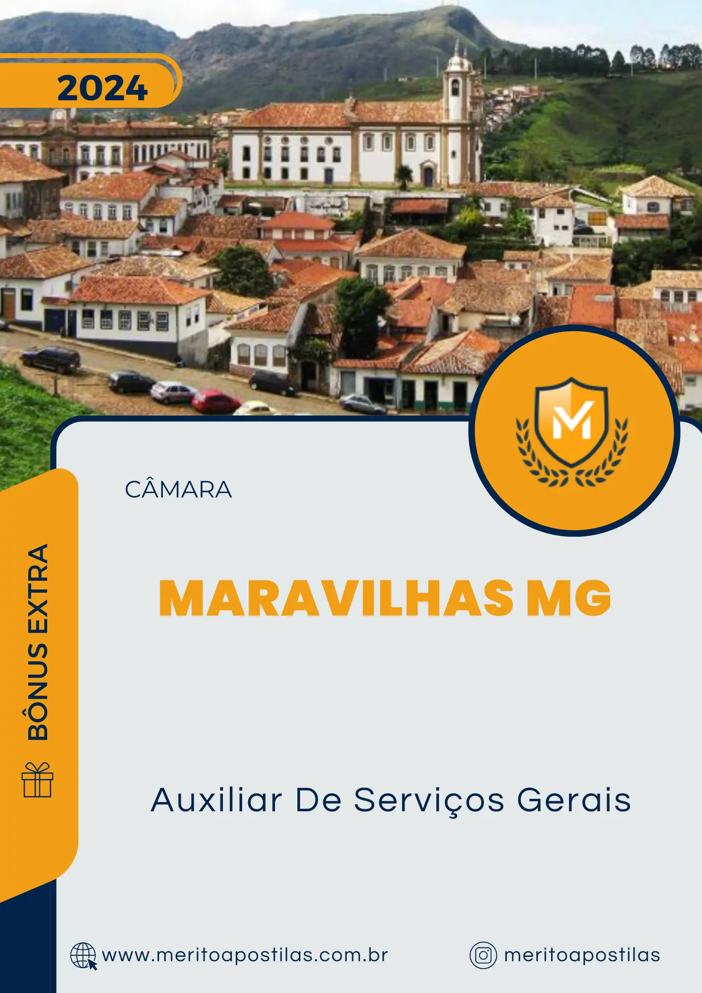 Apostila Auxiliar De Serviços Gerais Câmara de Maravilhas MG 2024