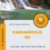 Apostila Auxiliar de Controle Interno Prefeitura de Damianópolis GO 2024