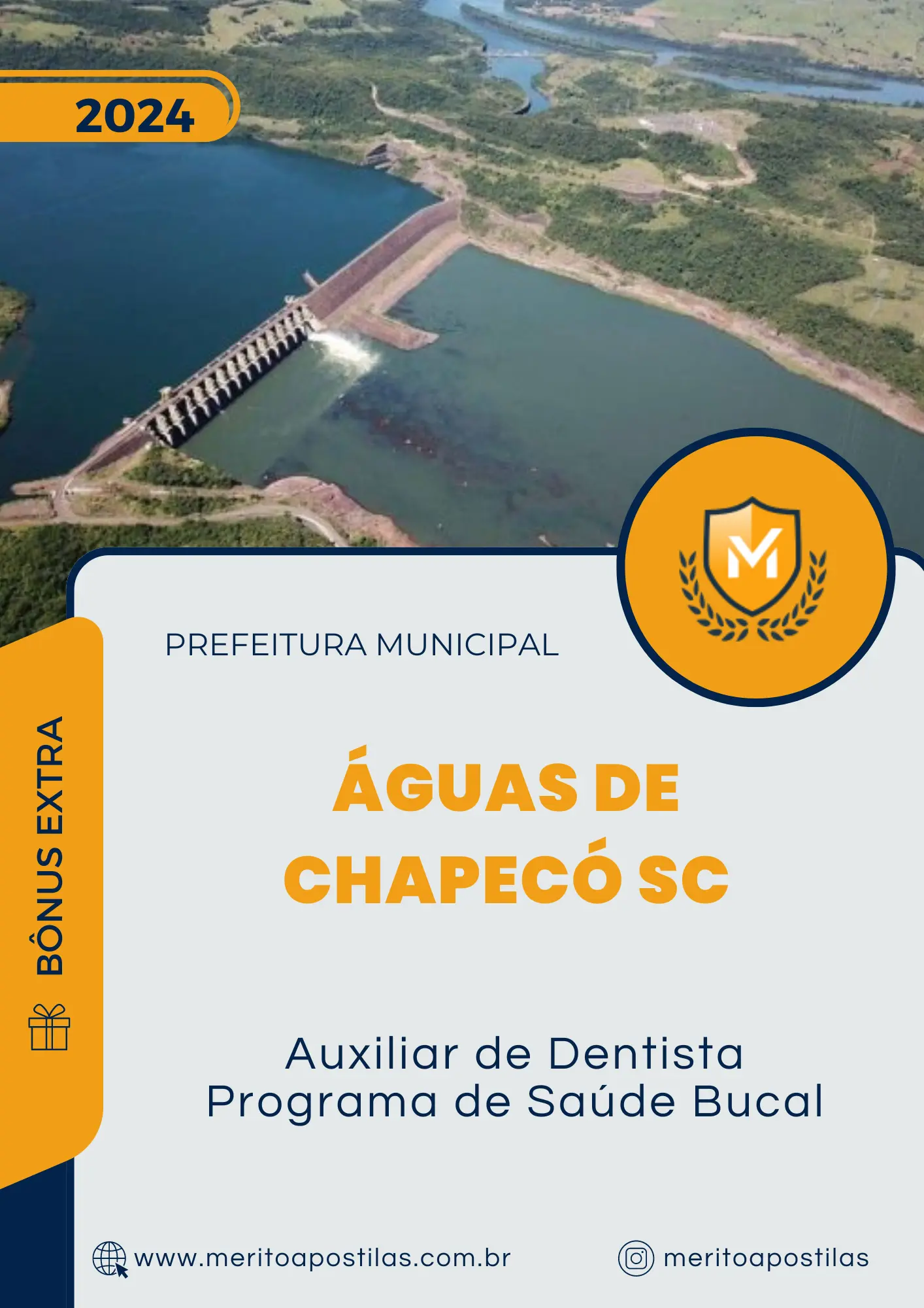 Apostila Auxiliar de Dentista Programa de Saúde Bucal Prefeitura de Águas de Chapecó SC 2024