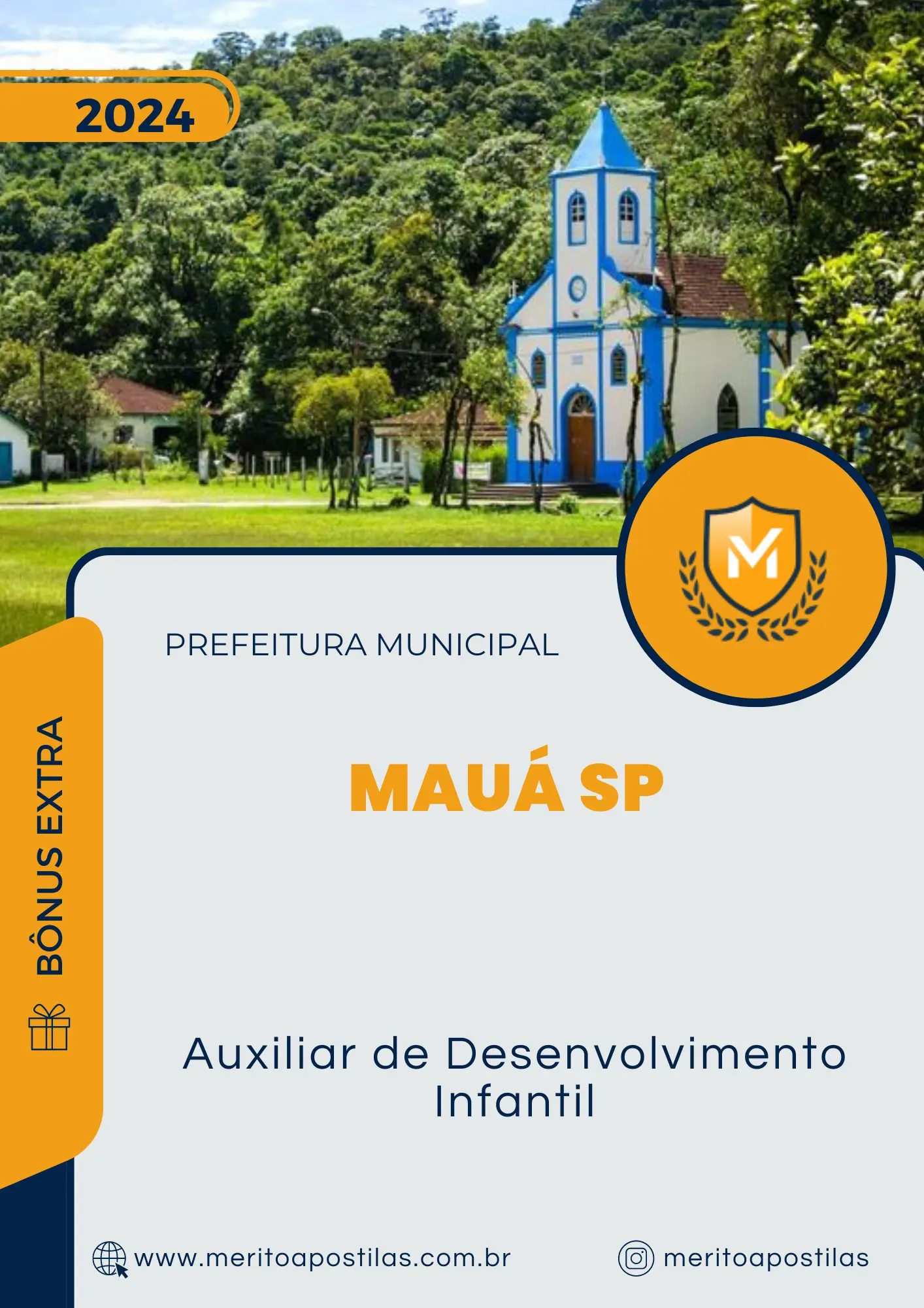 Apostila Auxiliar de Desenvolvimento Infantil Prefeitura de Mauá SP 2024