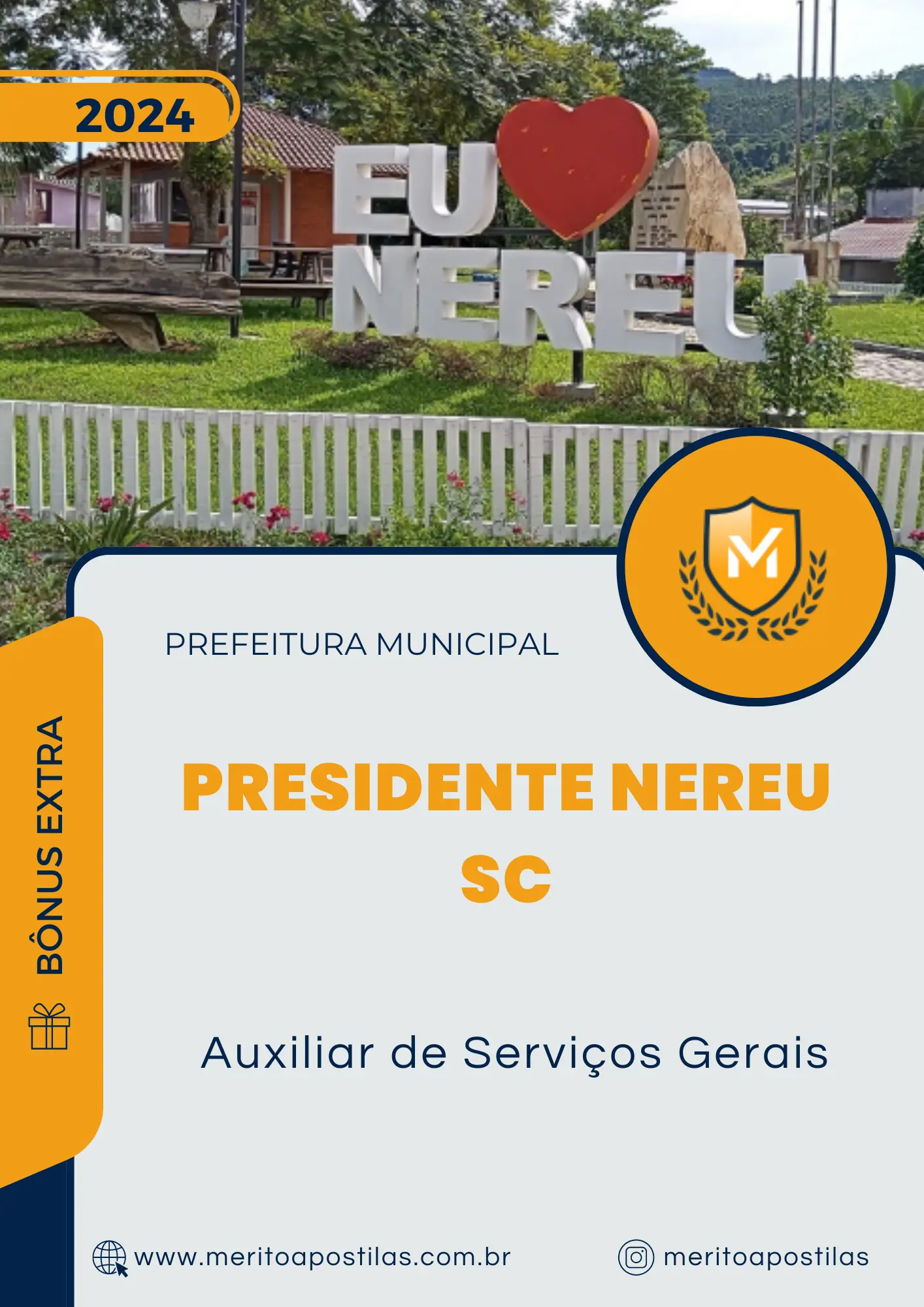 Apostila Auxiliar de Serviços Gerais Prefeitura de Presidente Nereu SC 2024