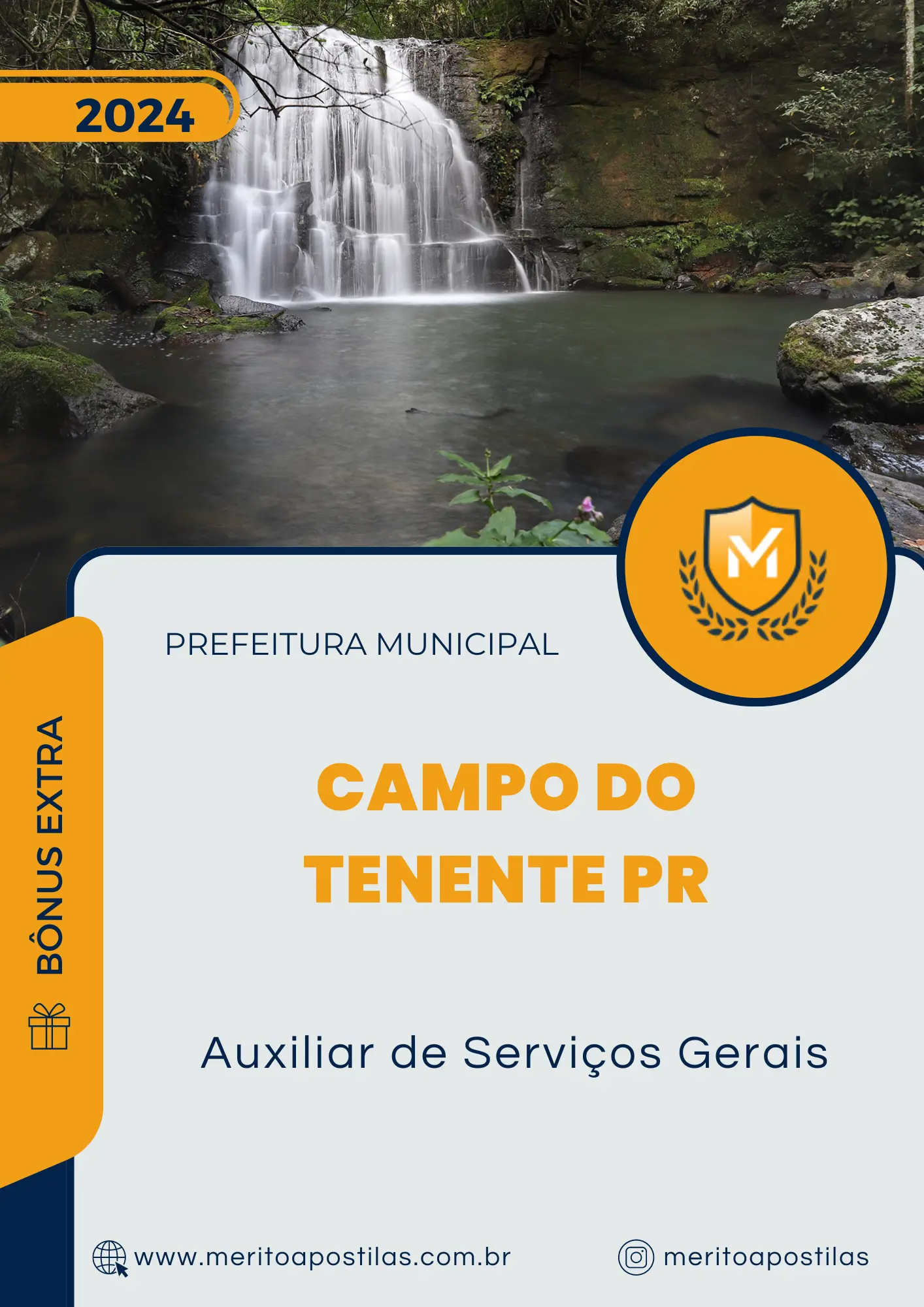 Apostila Auxiliar de Serviços Gerais Prefeitura de Campo do Tenente PR 2024
