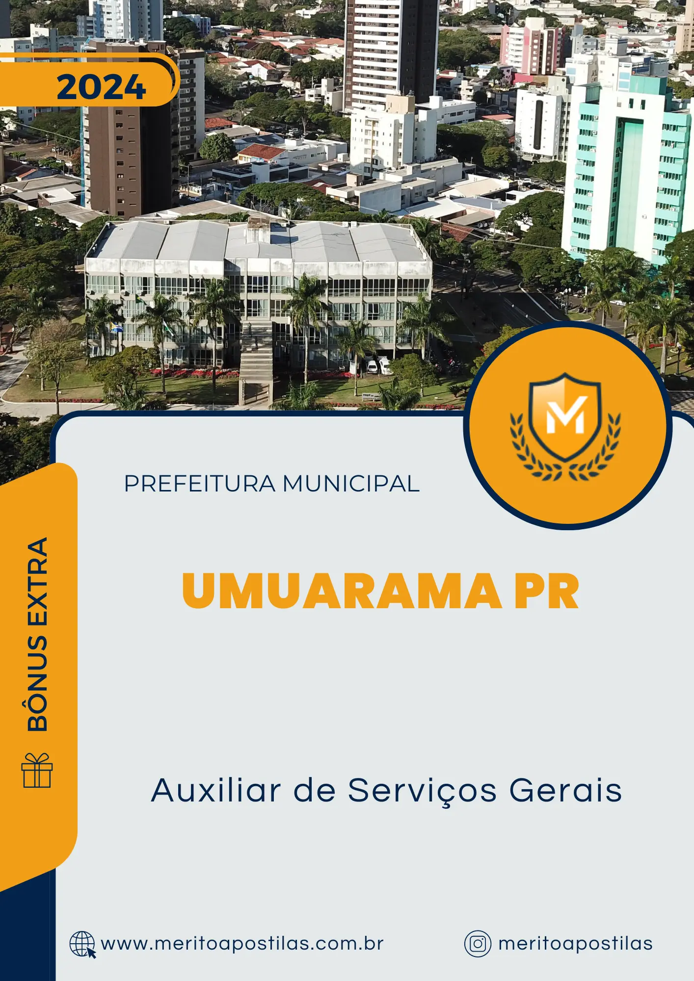 Apostila Auxiliar de Serviços Gerais Prefeitura de Umuarama PR 2024