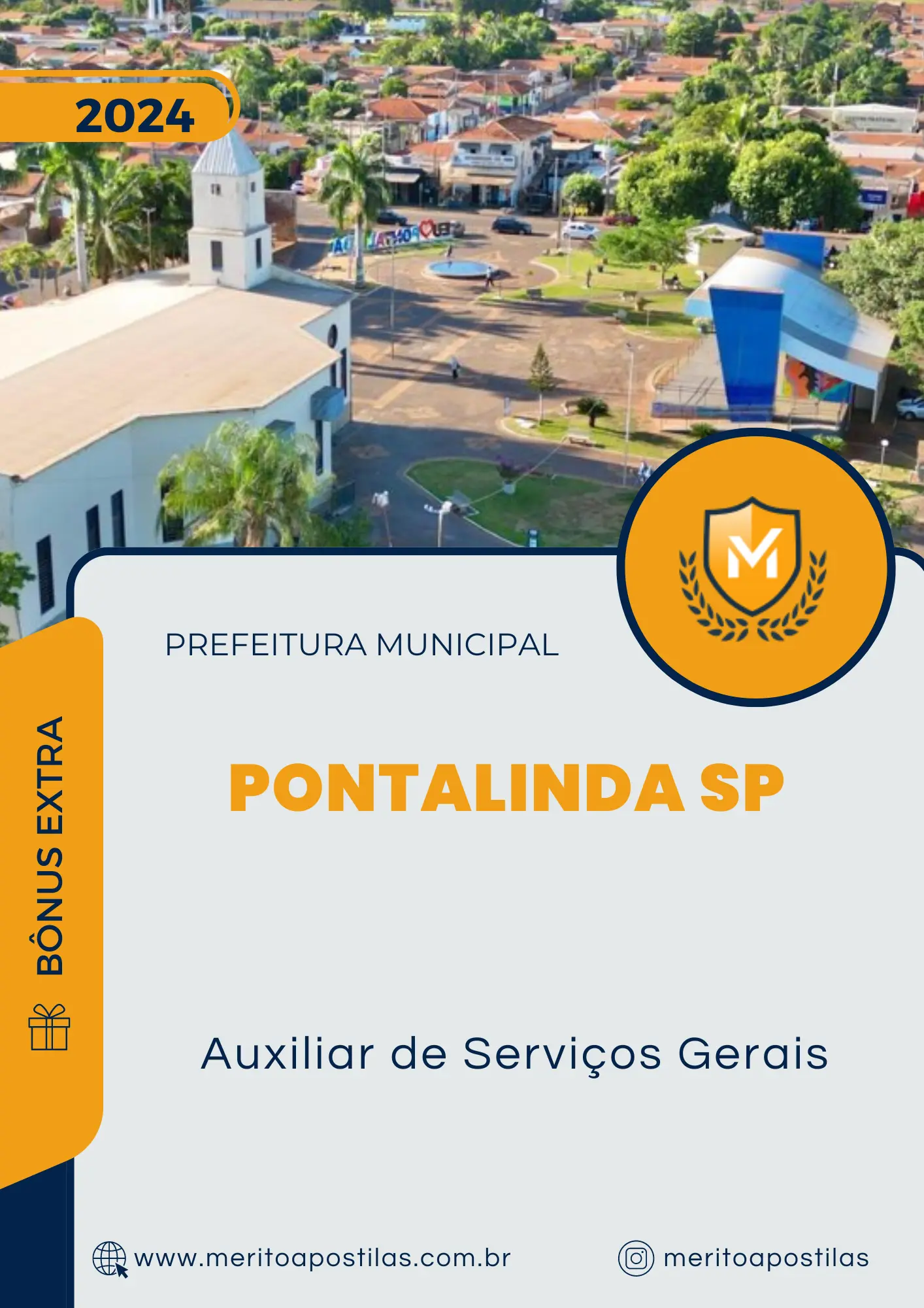 Apostila Auxiliar de Serviços Gerais Prefeitura de Pontalinda SP 2024