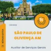 Apostila Auxiliar de Serviços Gerais Câmara de São Paulo de Olivença AM 2024
