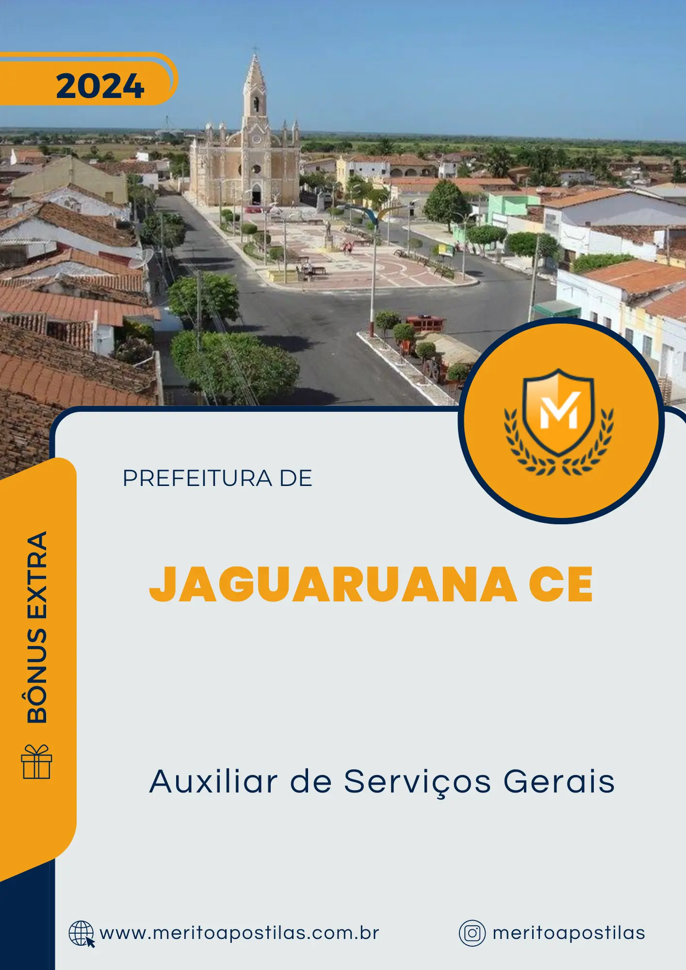 Apostila Auxiliar de Serviços Gerais Prefeitura de Jaguaruana CE 2024