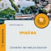Apostila Condutor de Veículo Escolar Prefeitura de Ipiaú BA 2024