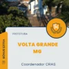 Apostila Coordenador CRAS Prefeitura de Volta Grande MG 2024