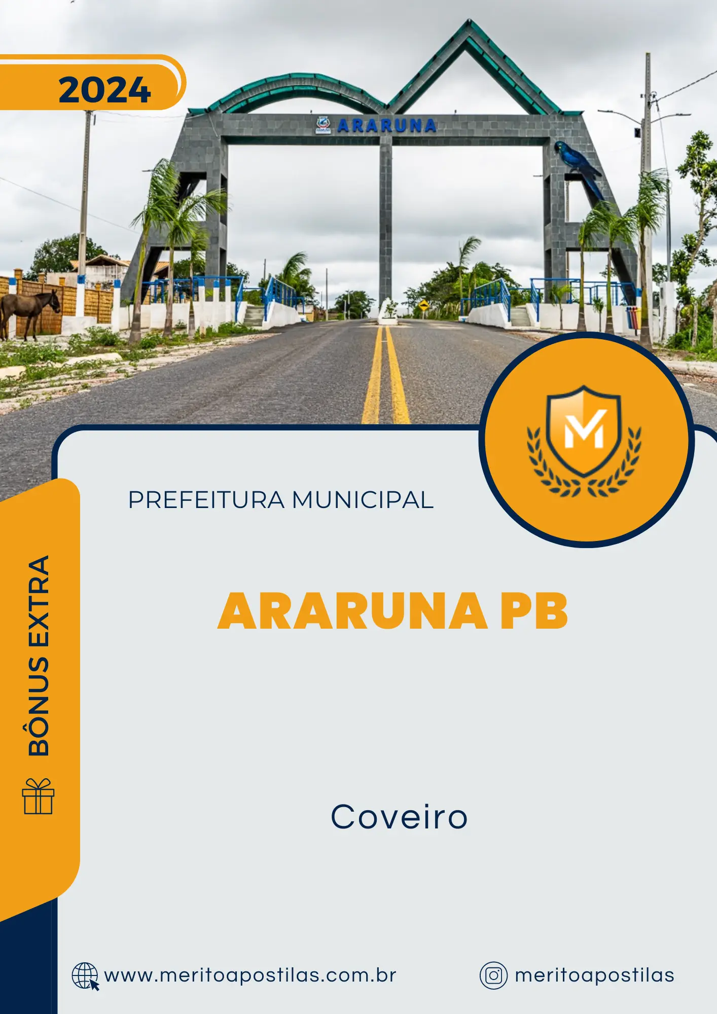 Apostila Coveiro Prefeitura de Araruna PB 2024