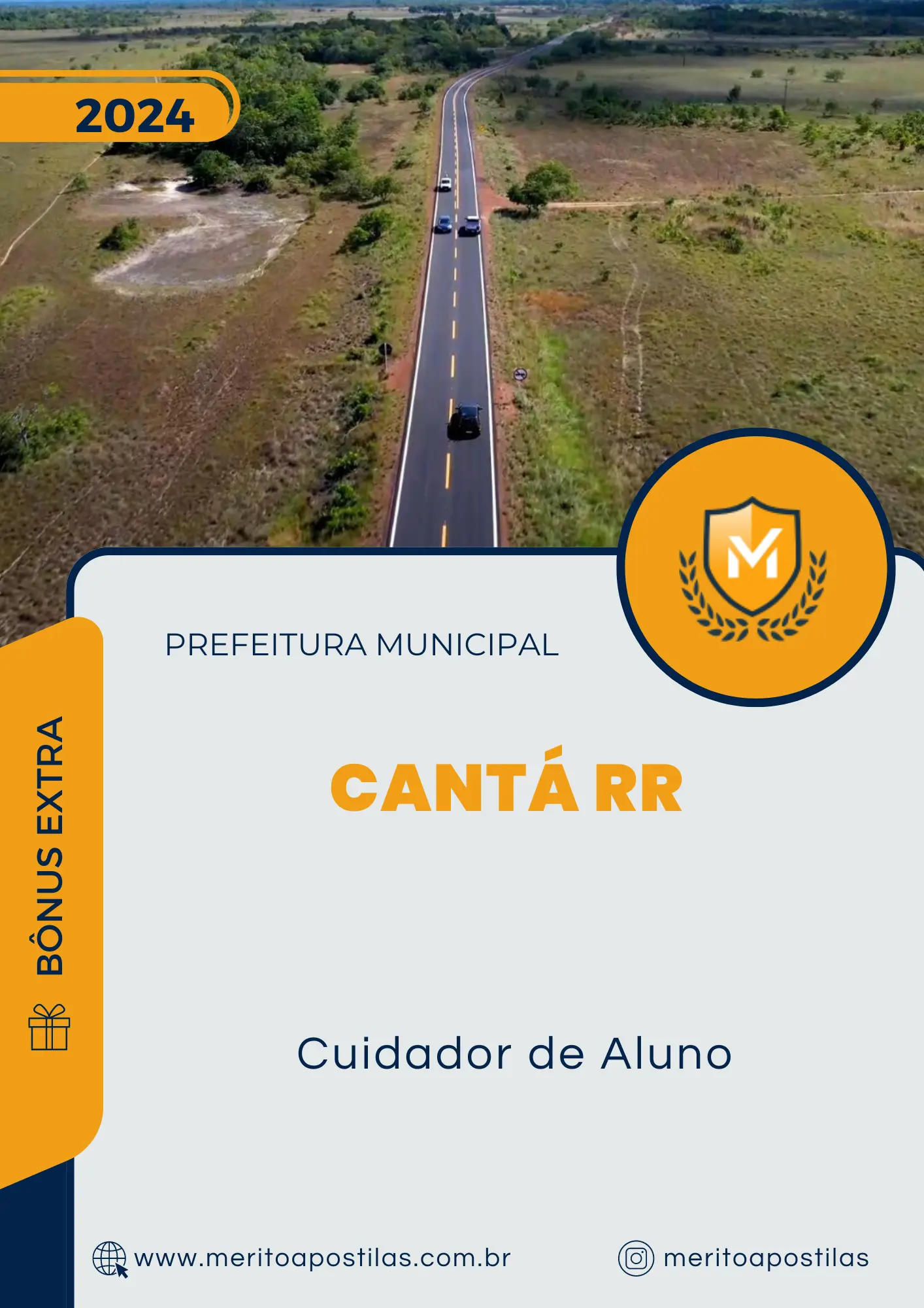 Apostila Cuidador de Aluno Prefeitura de Cantá RR 2024